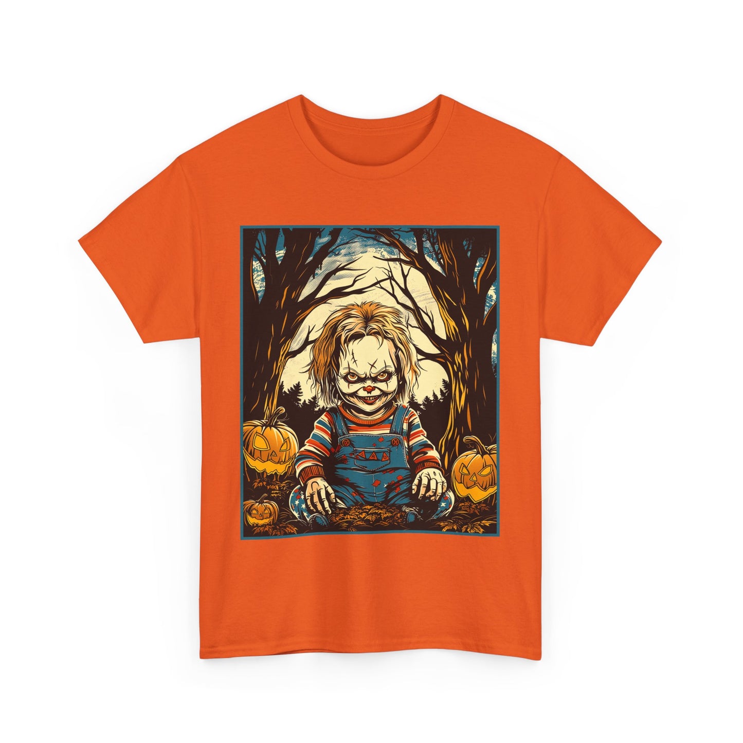 Chucky is your friend till the end Unisex Heavy Cotton Tee