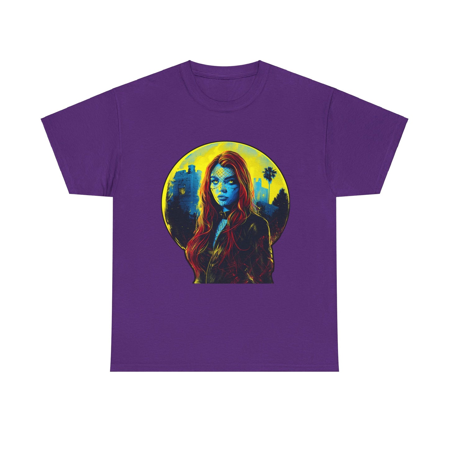 Fitzboyzprintz - Trouble in the City Unisex Heavy Cotton  Graphic Tee