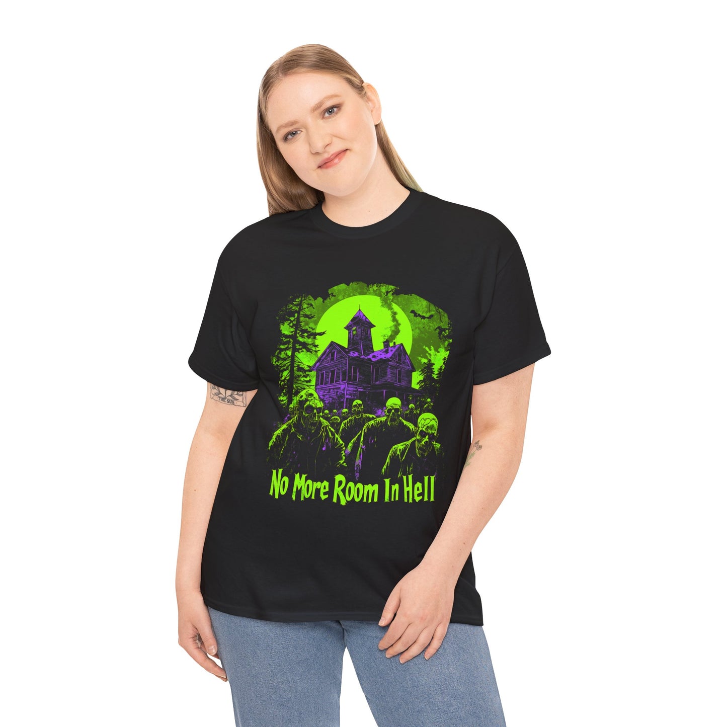 Fitzboyz Halloween 2024 No More Room in Hell Unisex Heavy Cotton Tee