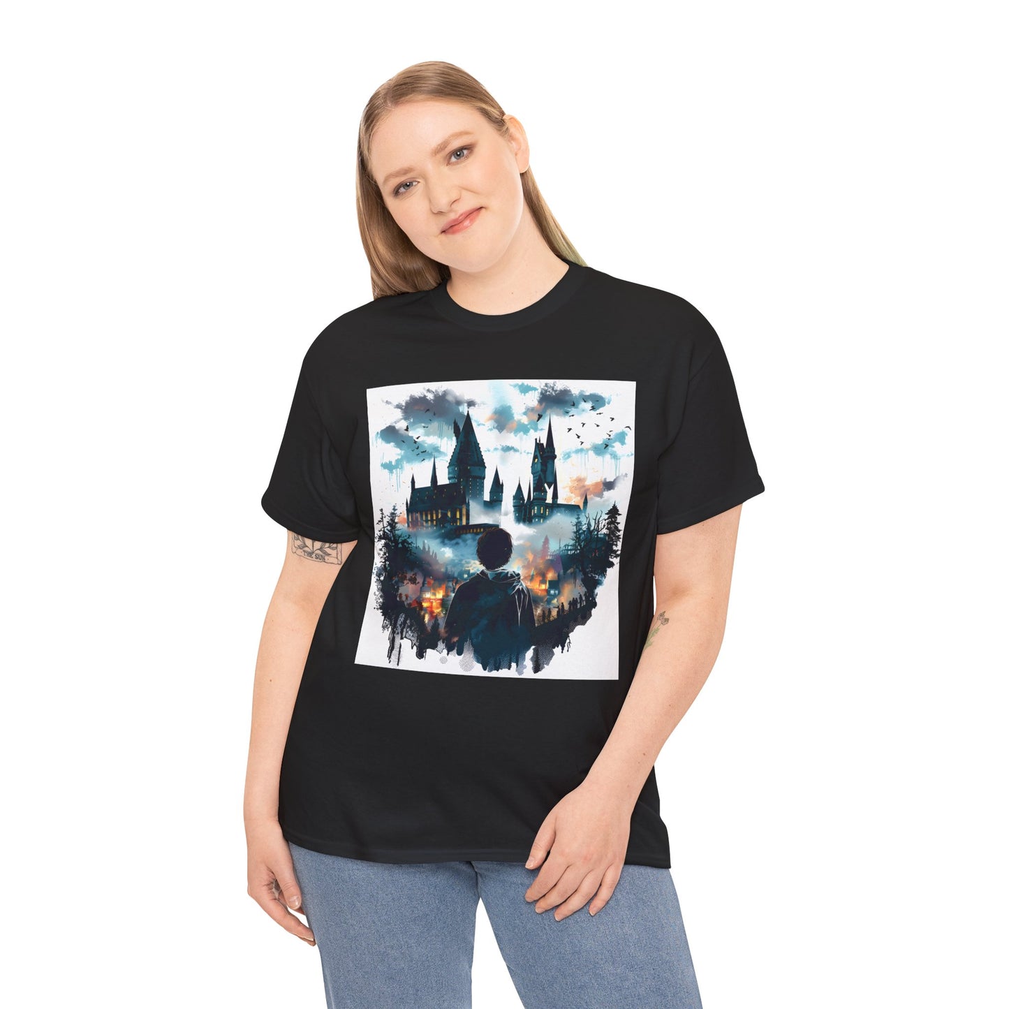 Fitzboyzprintz Magic & Mystery Basic Unisex Fashion Heavy Cotton Fabric Graphic Tee Shirt