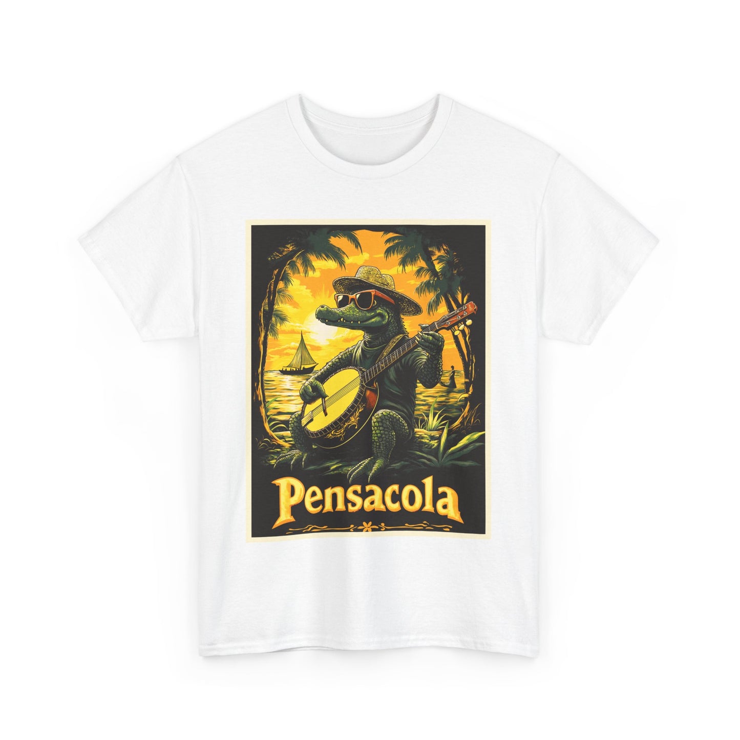 Pensacola gator Unisex Heavy Cotton Tee