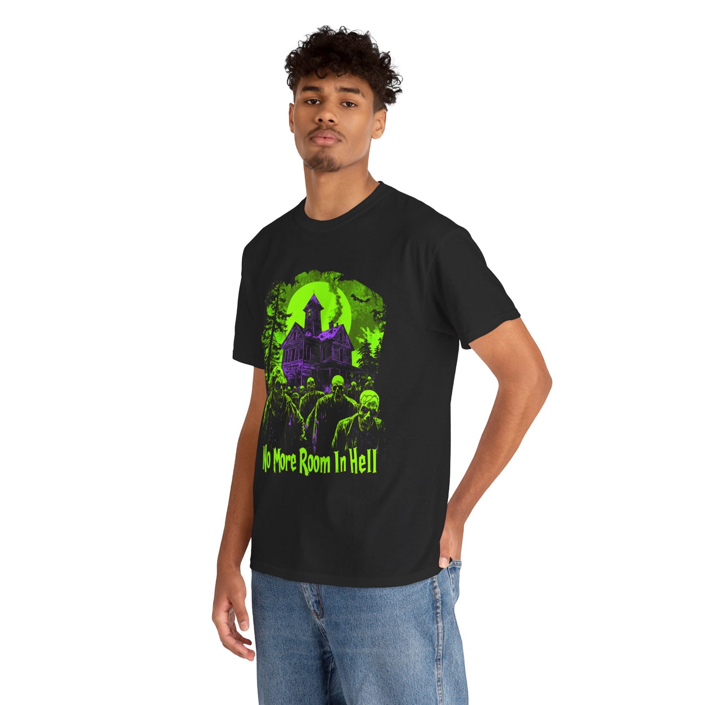Fitzboyz Halloween 2024 No More Room in Hell Unisex Heavy Cotton Tee