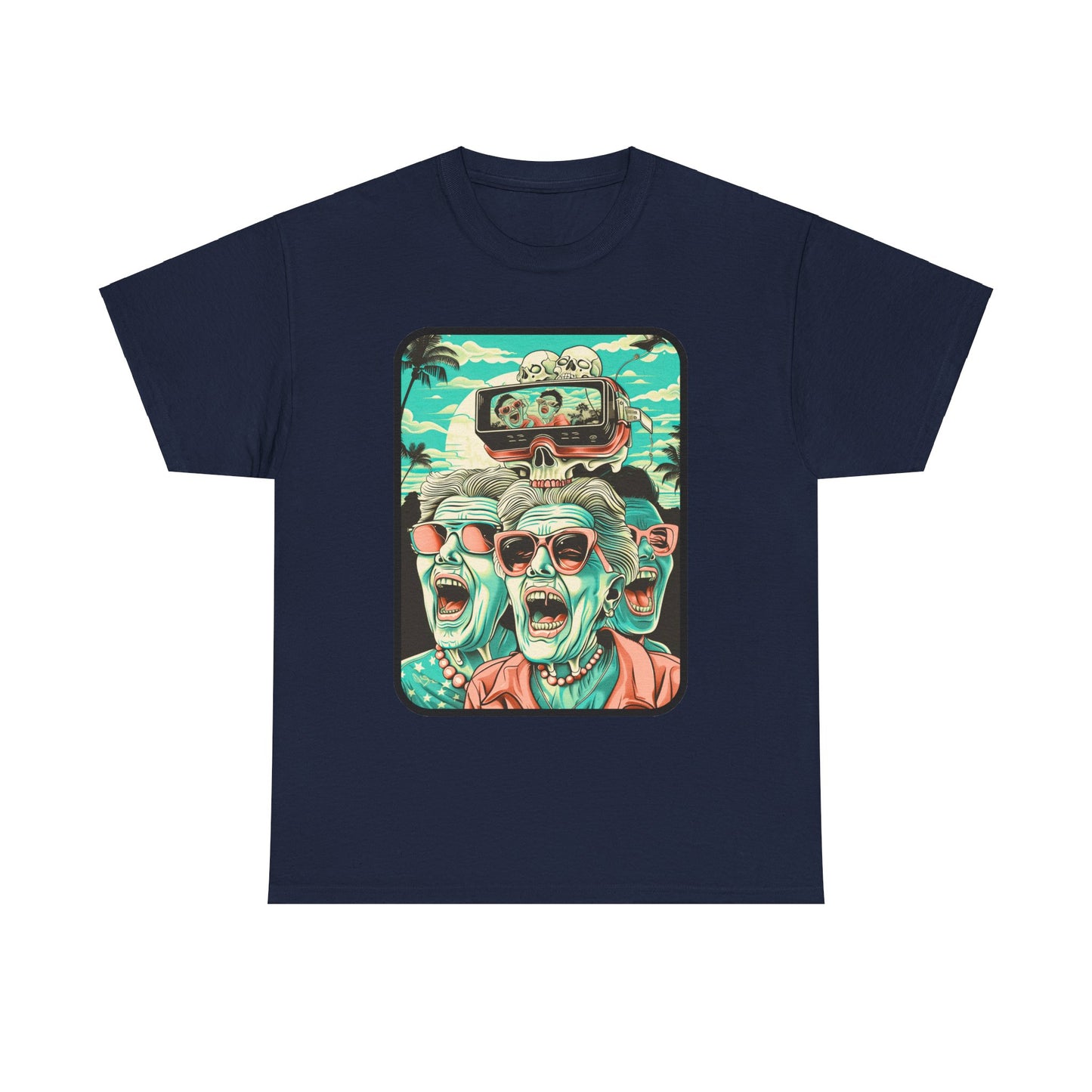 Fitzboyzprintz Granny Scream Squad Unisex Fashion Heavy Cotton Fabric Tee
