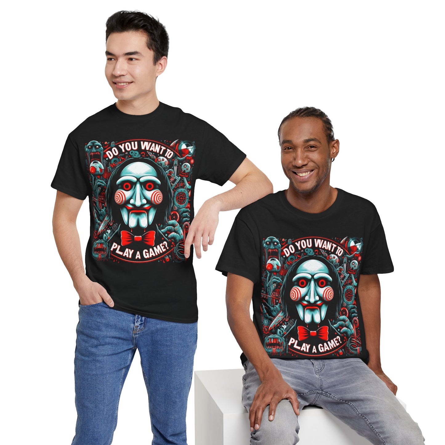 Do You Want To Play A Game Unisex Heavy Cotton Tee