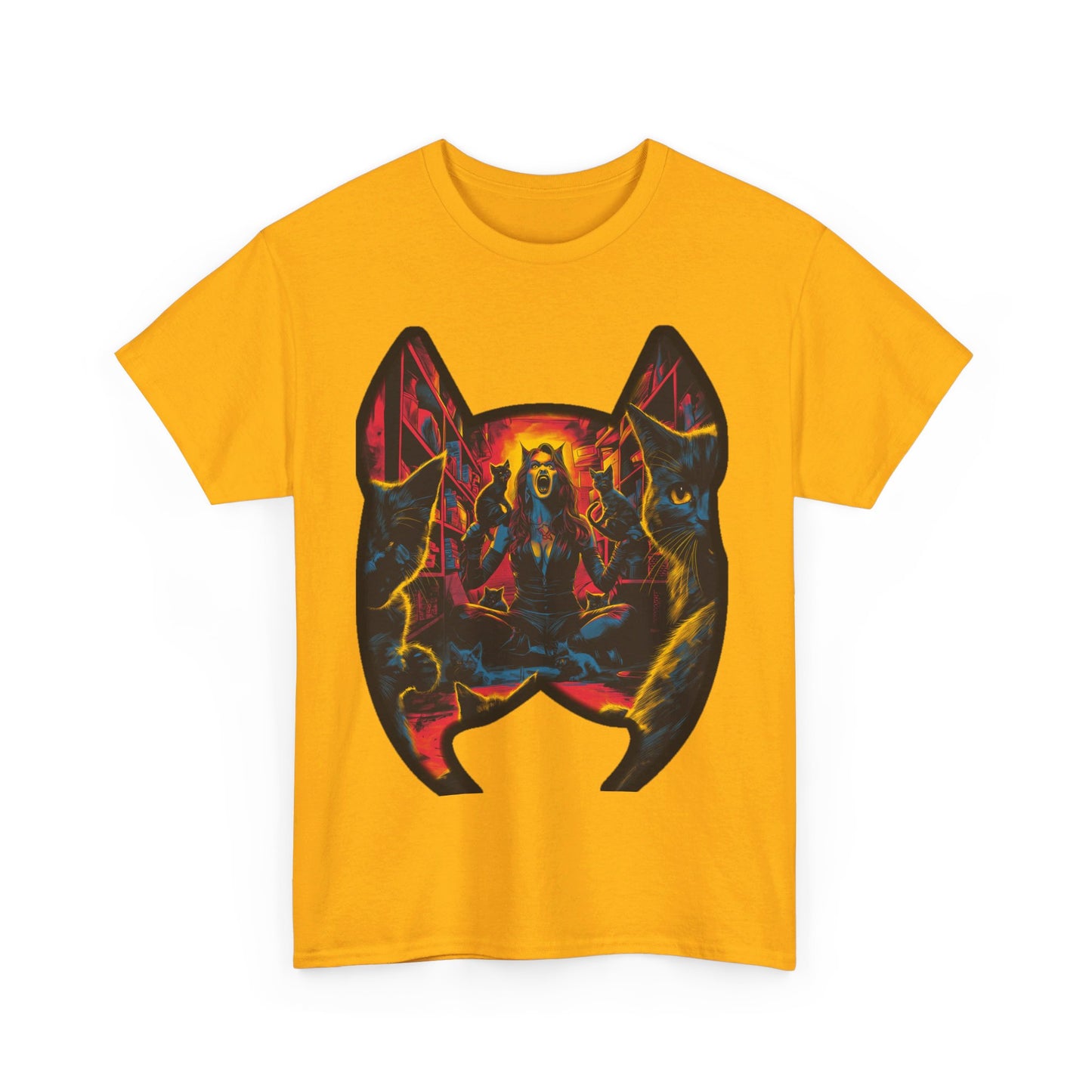 Fitzboyzprintz - Catwoman Unmasked Unisex Heavy Cotton Graphic Tee