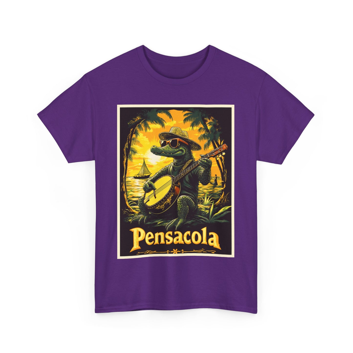 Pensacola gator Unisex Heavy Cotton Tee