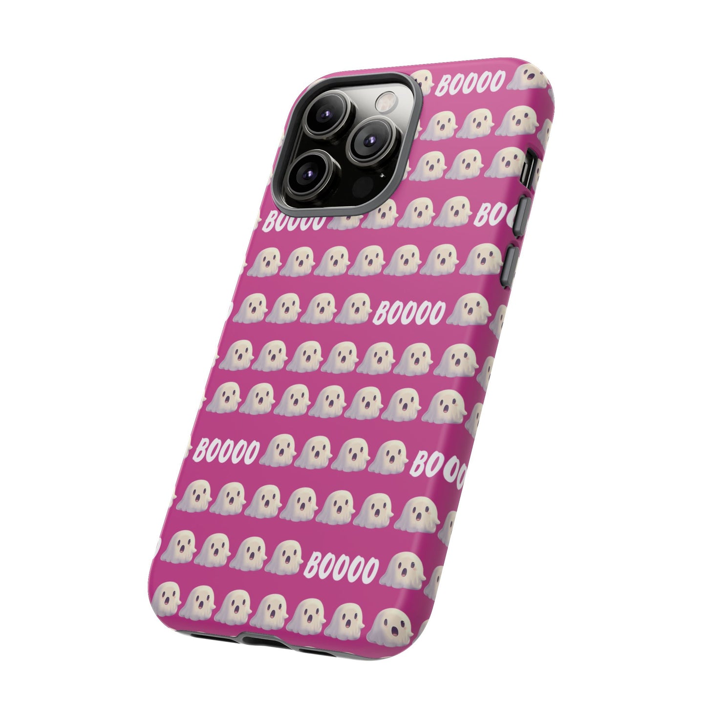 Pink Halloween Ghost Boos Tough Cases