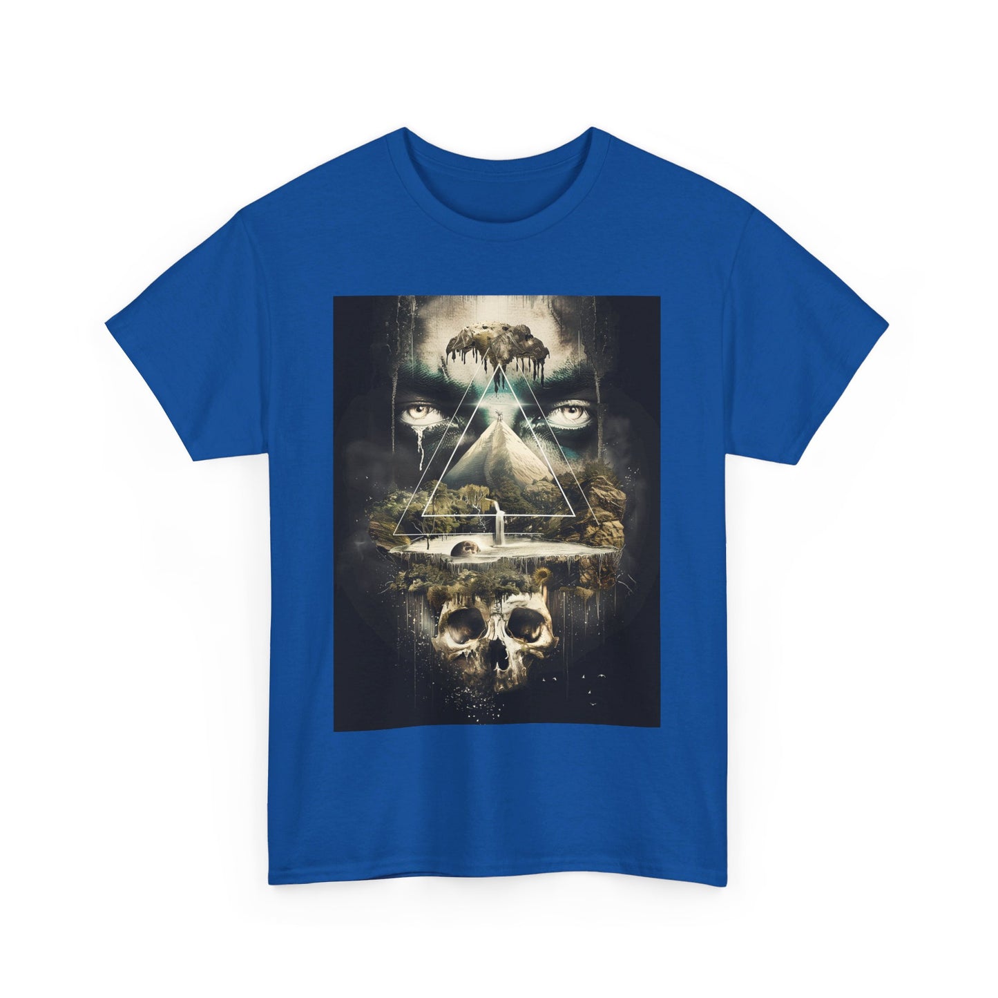 Fitzboyzprintz Eye Of The Illuminati Unisex Fashion Heavy Cotton Fabric Tee Shirt