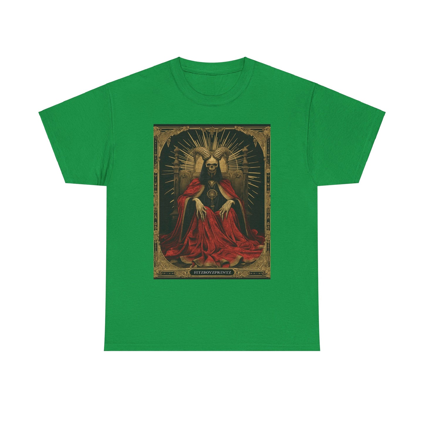 Fitzboyzprintz Death Tarot Card Unisex Heavy Cotton Tee