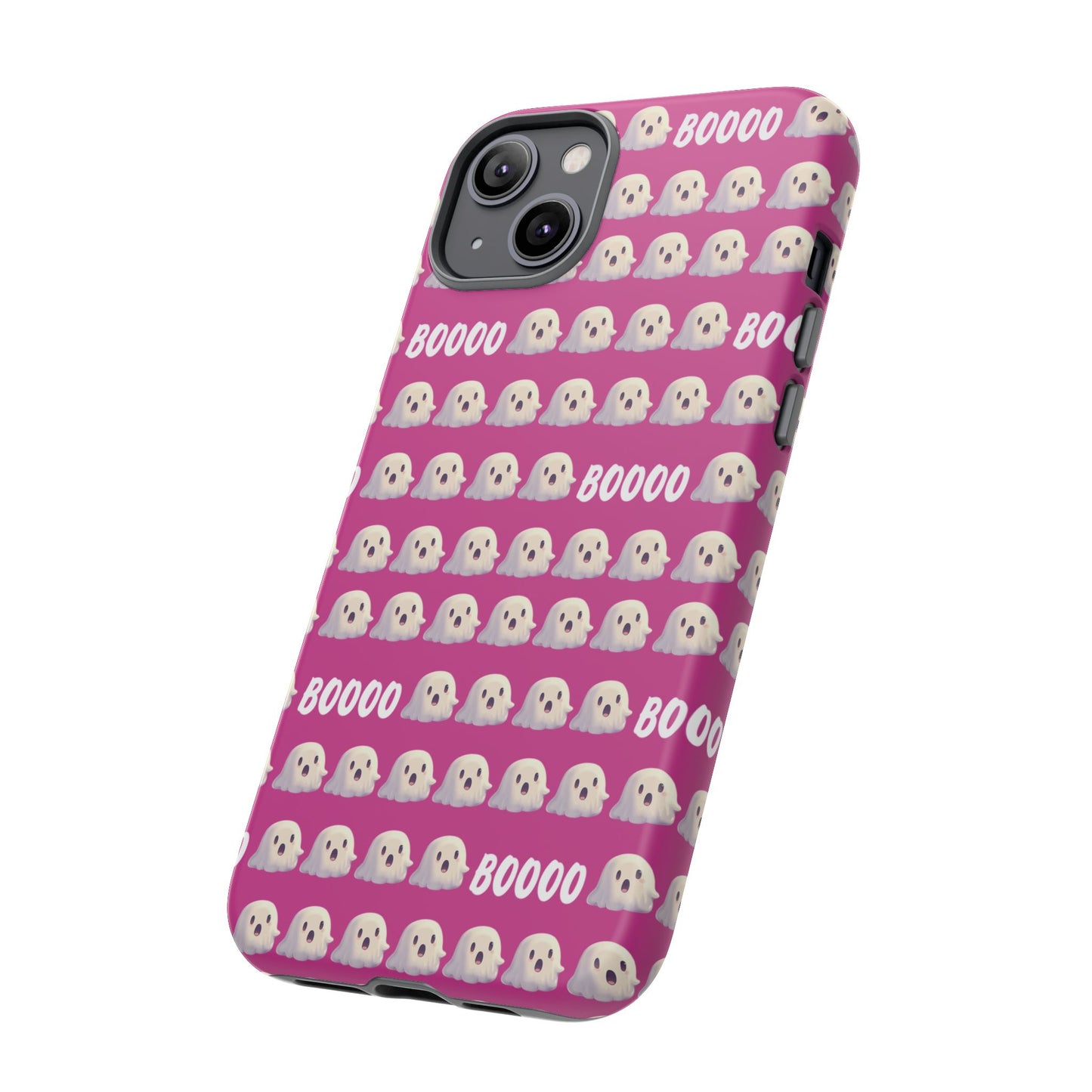 Pink Halloween Ghost Boos Tough Cases