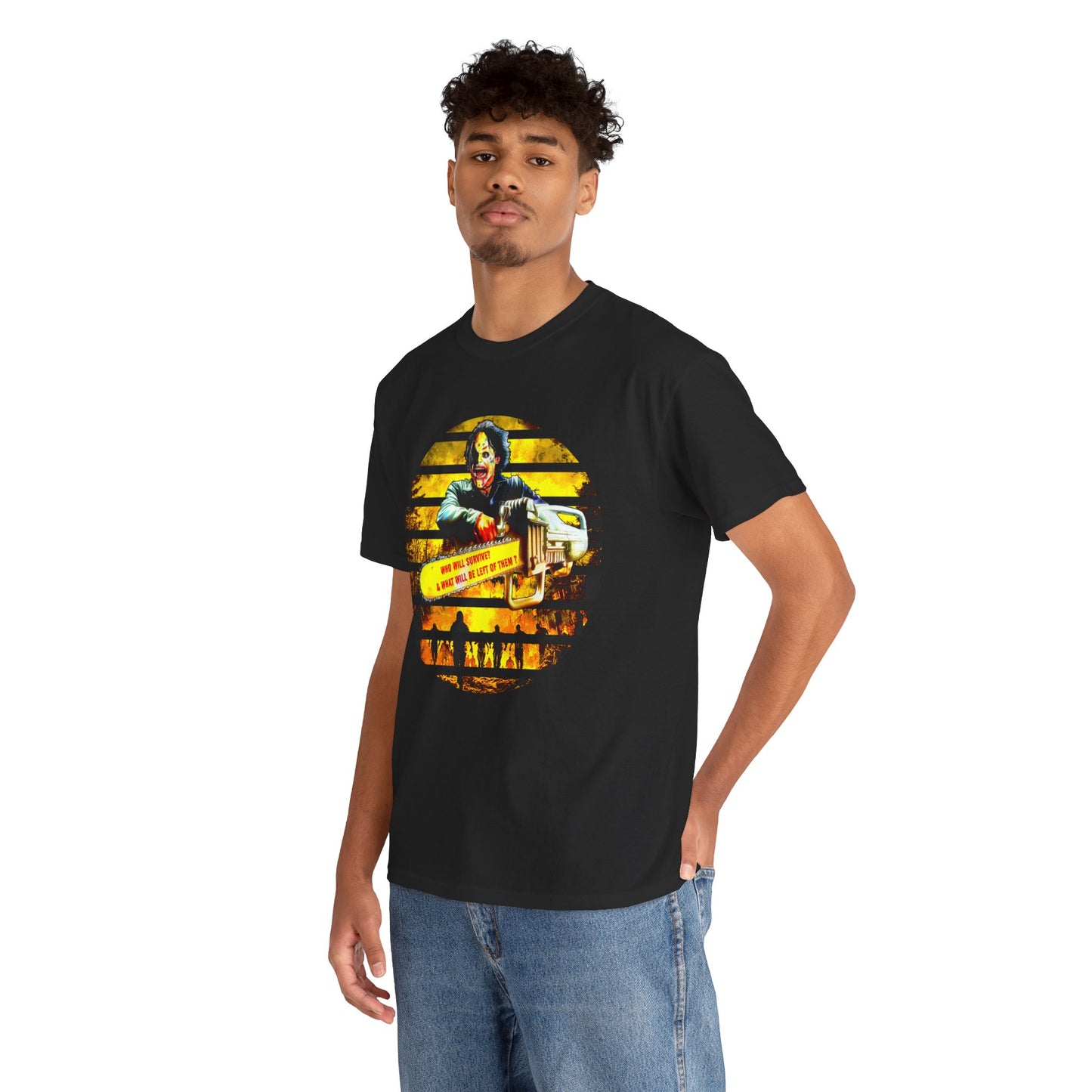 Fitzboyz Halloween 2024 Who Will Survive Unisex Heavy Cotton Tee