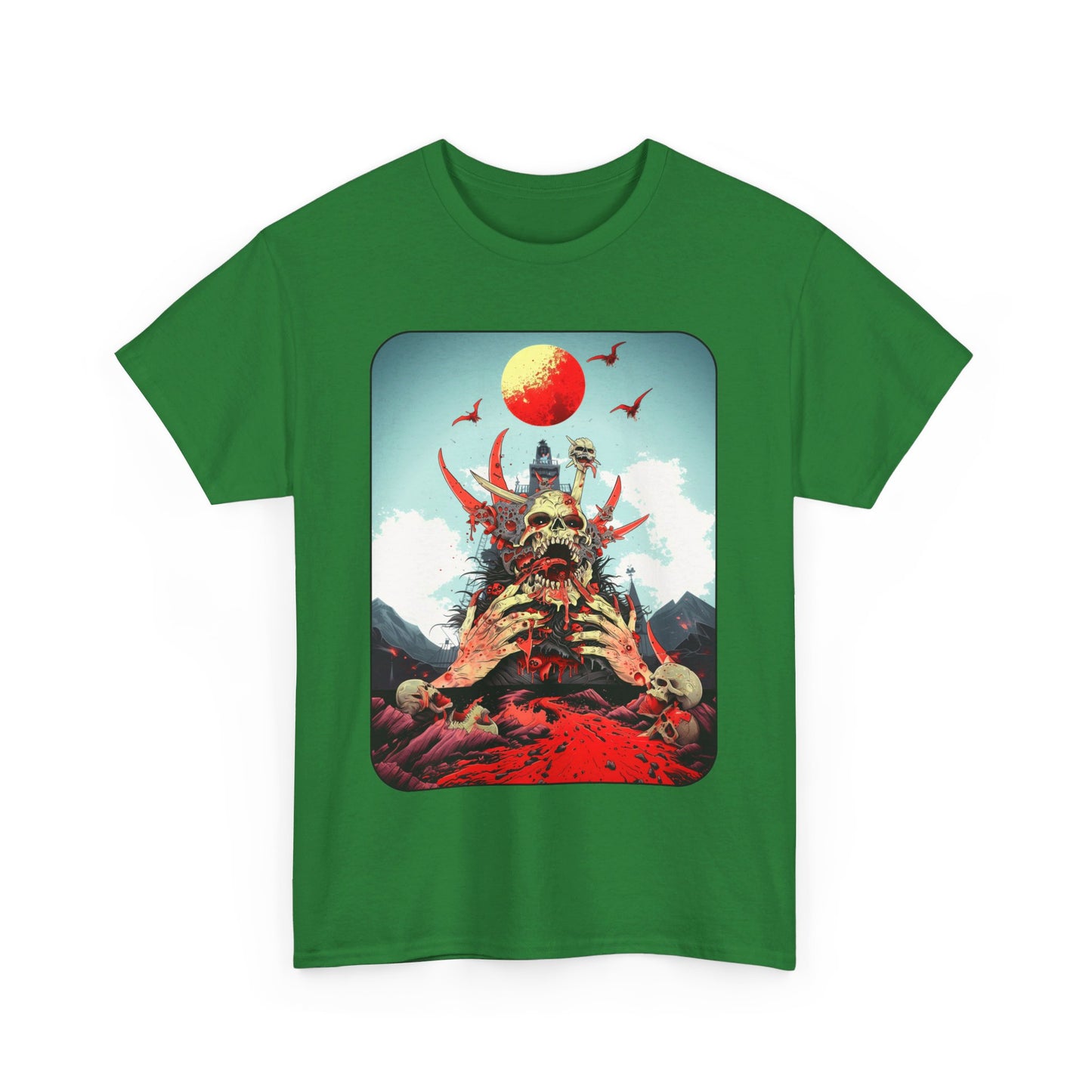 Fitzboyzprintz Baptized In Blood Unisex Fashion Heavy Cotton Fabric Graphic Tee Shirt