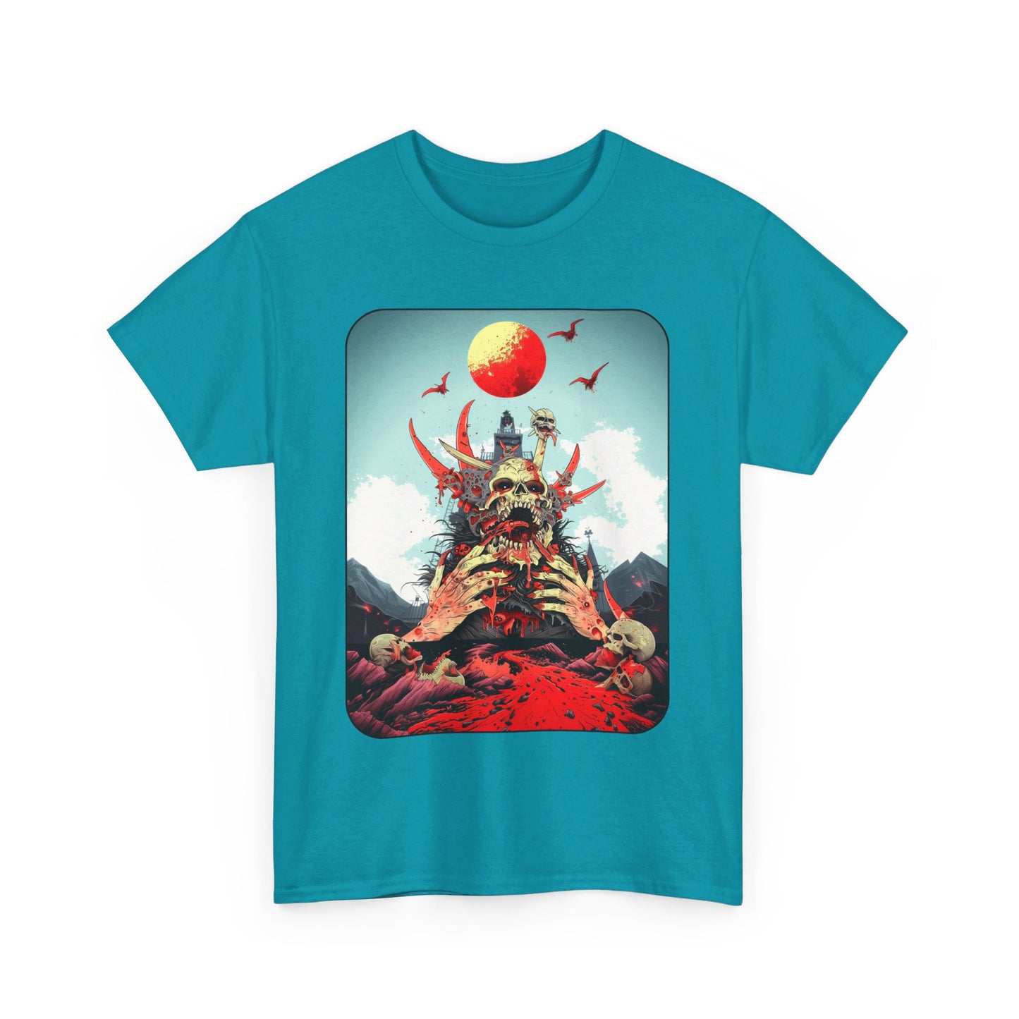 Fitzboyzprintz Baptized In Blood Unisex Fashion Heavy Cotton Fabric Graphic Tee Shirt