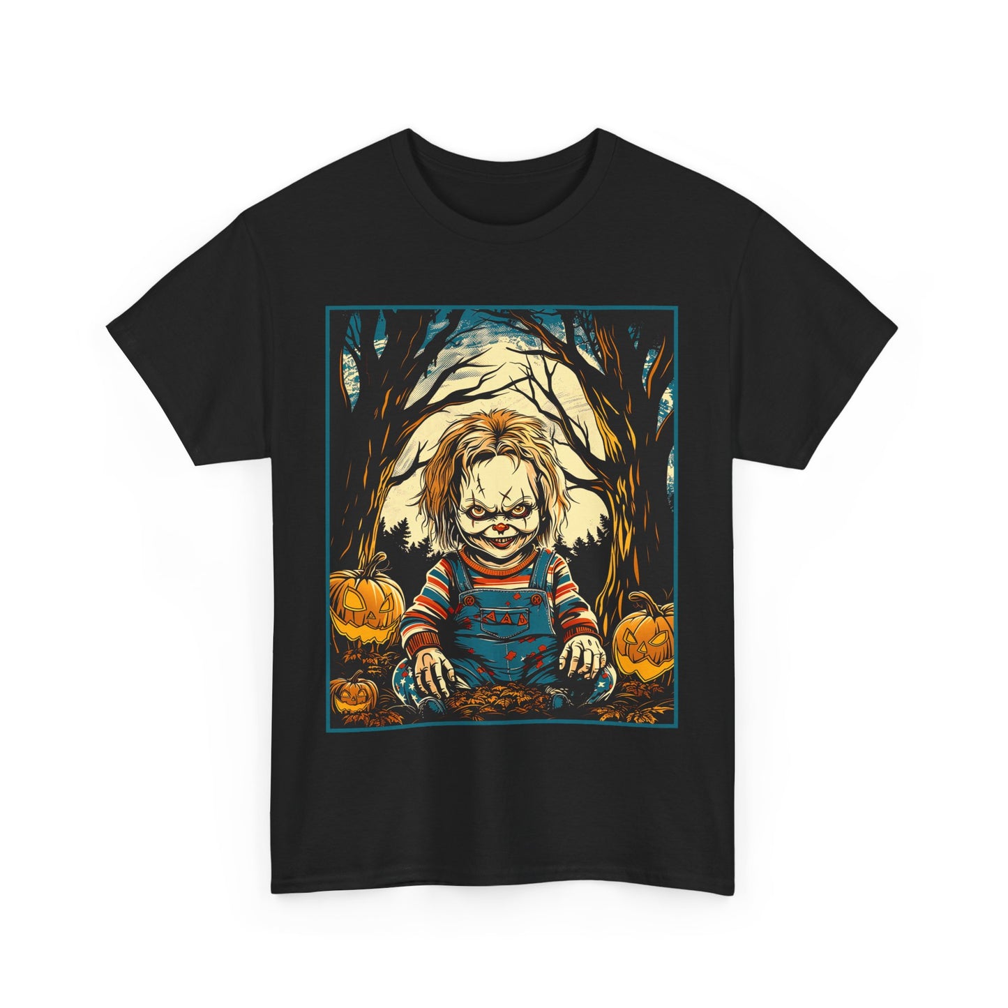 Chucky is your friend till the end Unisex Heavy Cotton Tee