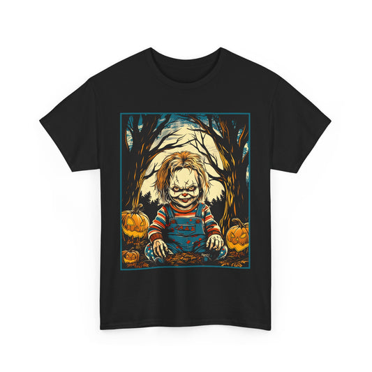 Chucky is your friend till the end Unisex Heavy Cotton Tee