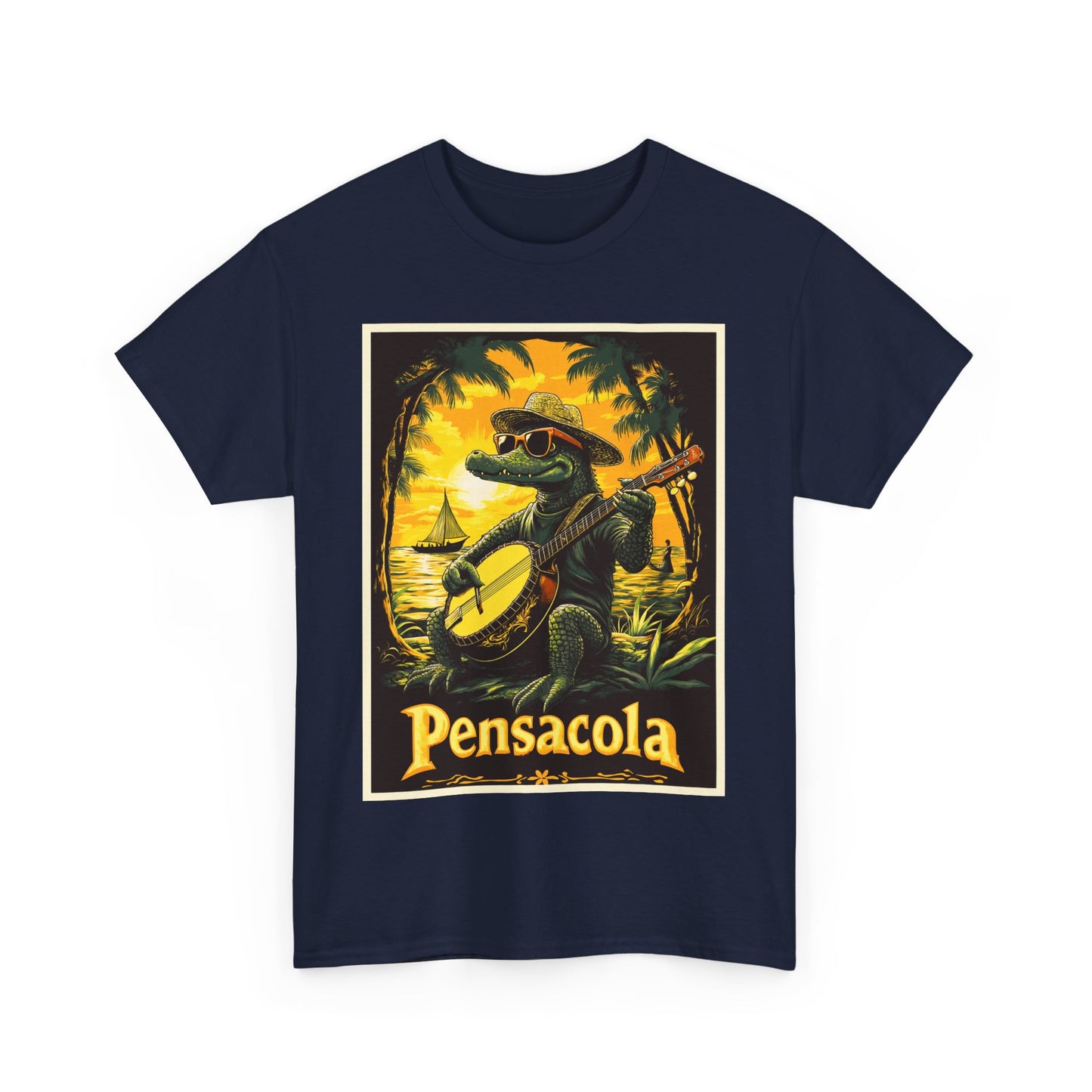 Pensacola gator Unisex Heavy Cotton Tee