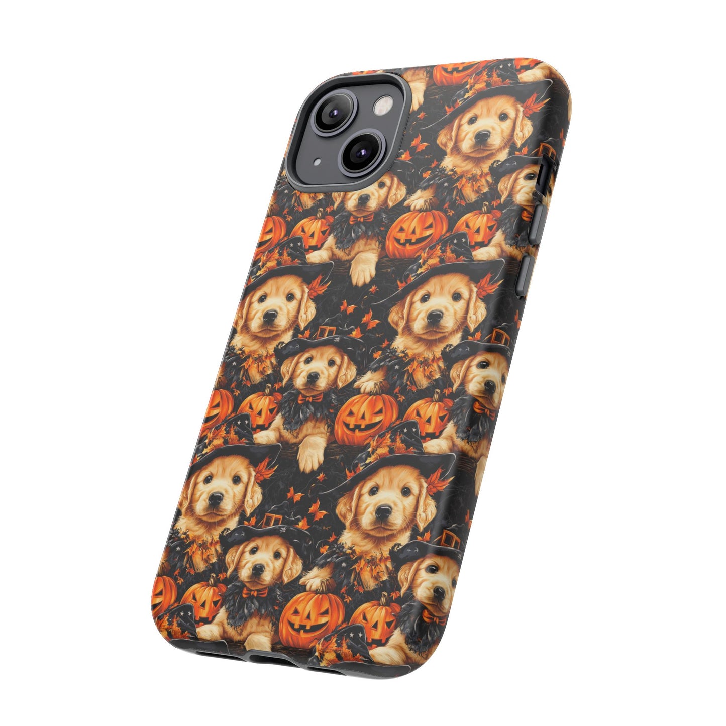 Happy Howl-O-Ween Golden Retriever Tough Case