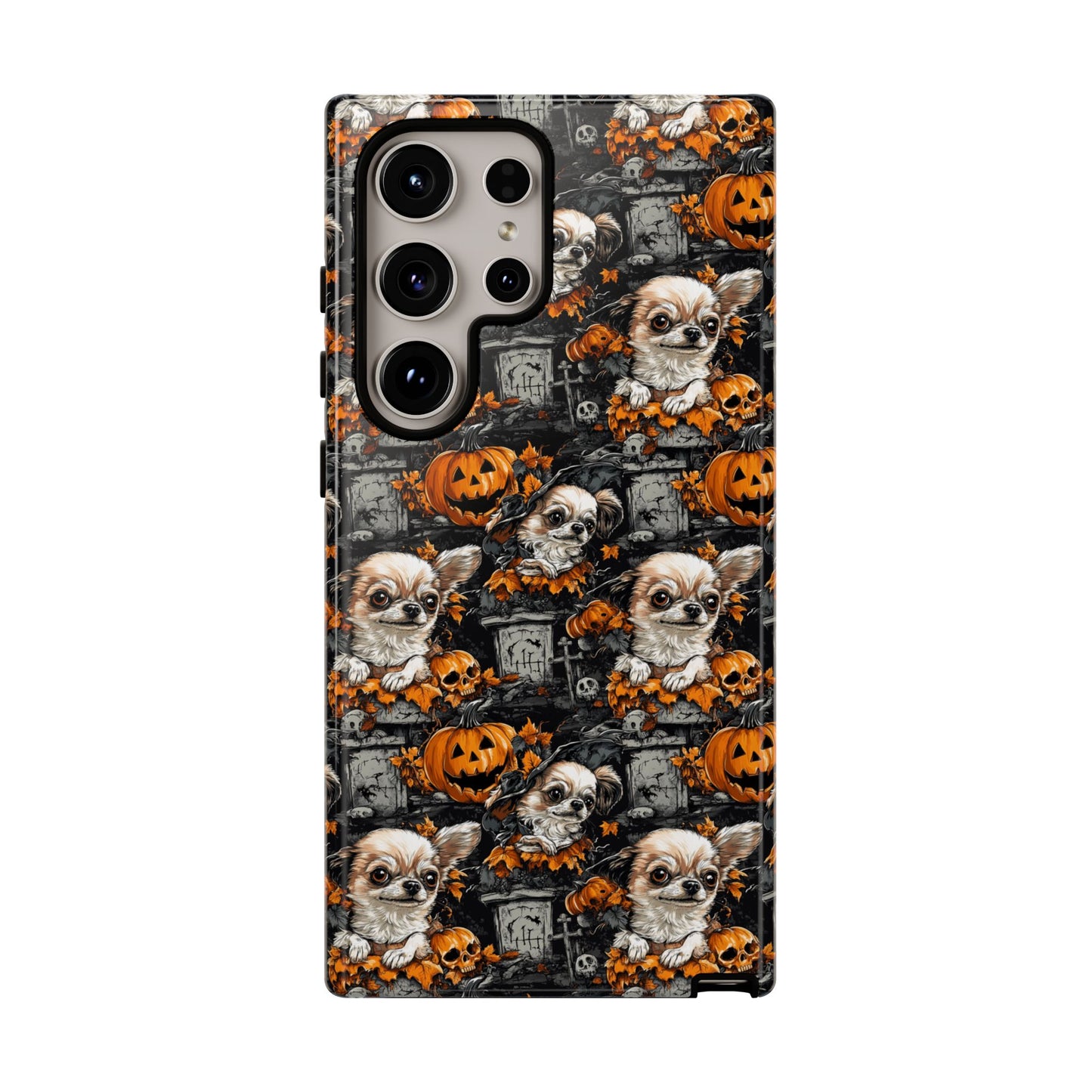 Happy Howl-O-Ween Chihuahua Tough Case
