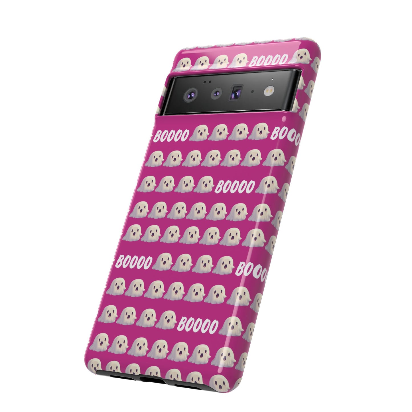 Pink Halloween Ghost Boos Tough Cases