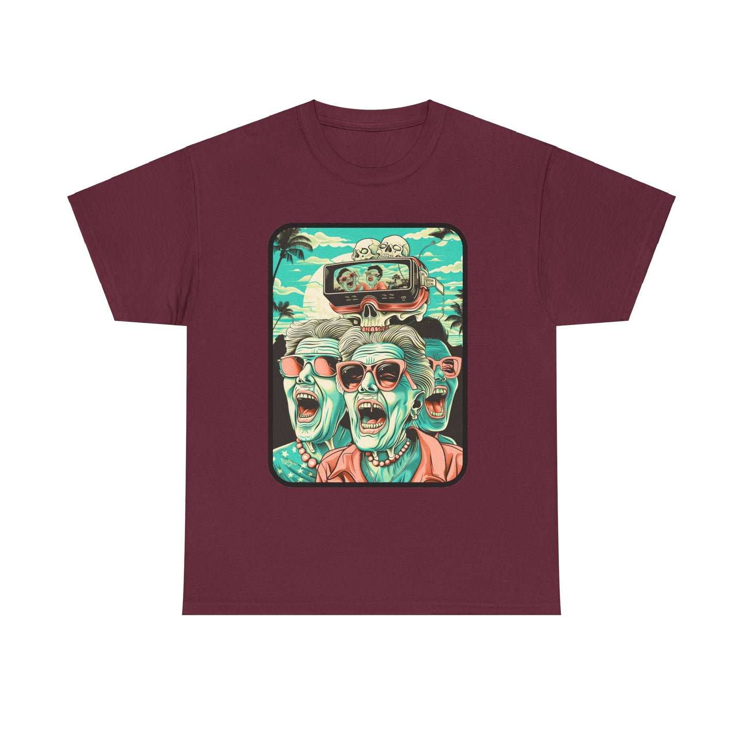 Fitzboyzprintz Granny Scream Squad Unisex Fashion Heavy Cotton Fabric Tee