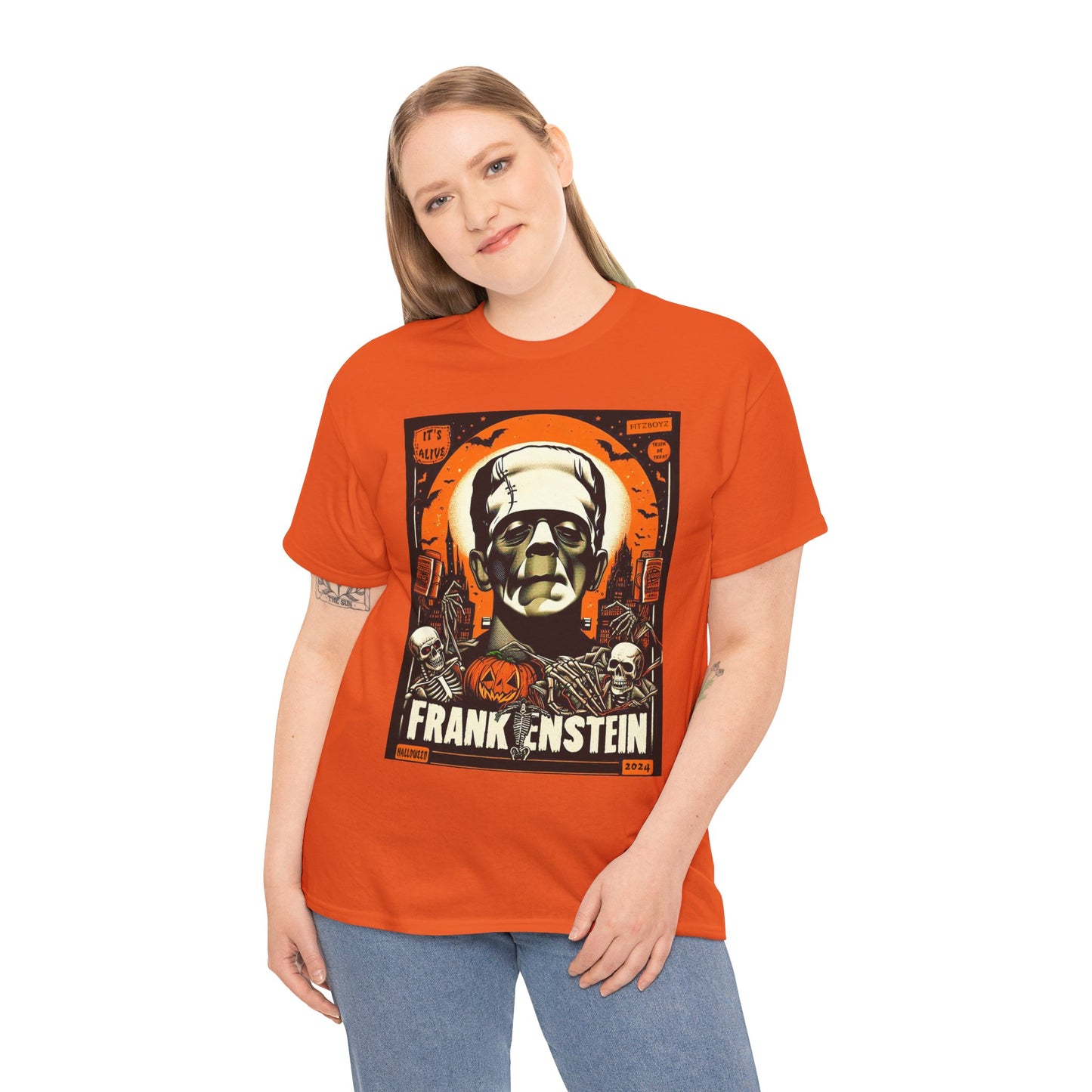 Fitzboyz 2024 halloween Exclusive Print Unisex Heavy Cotton Tee