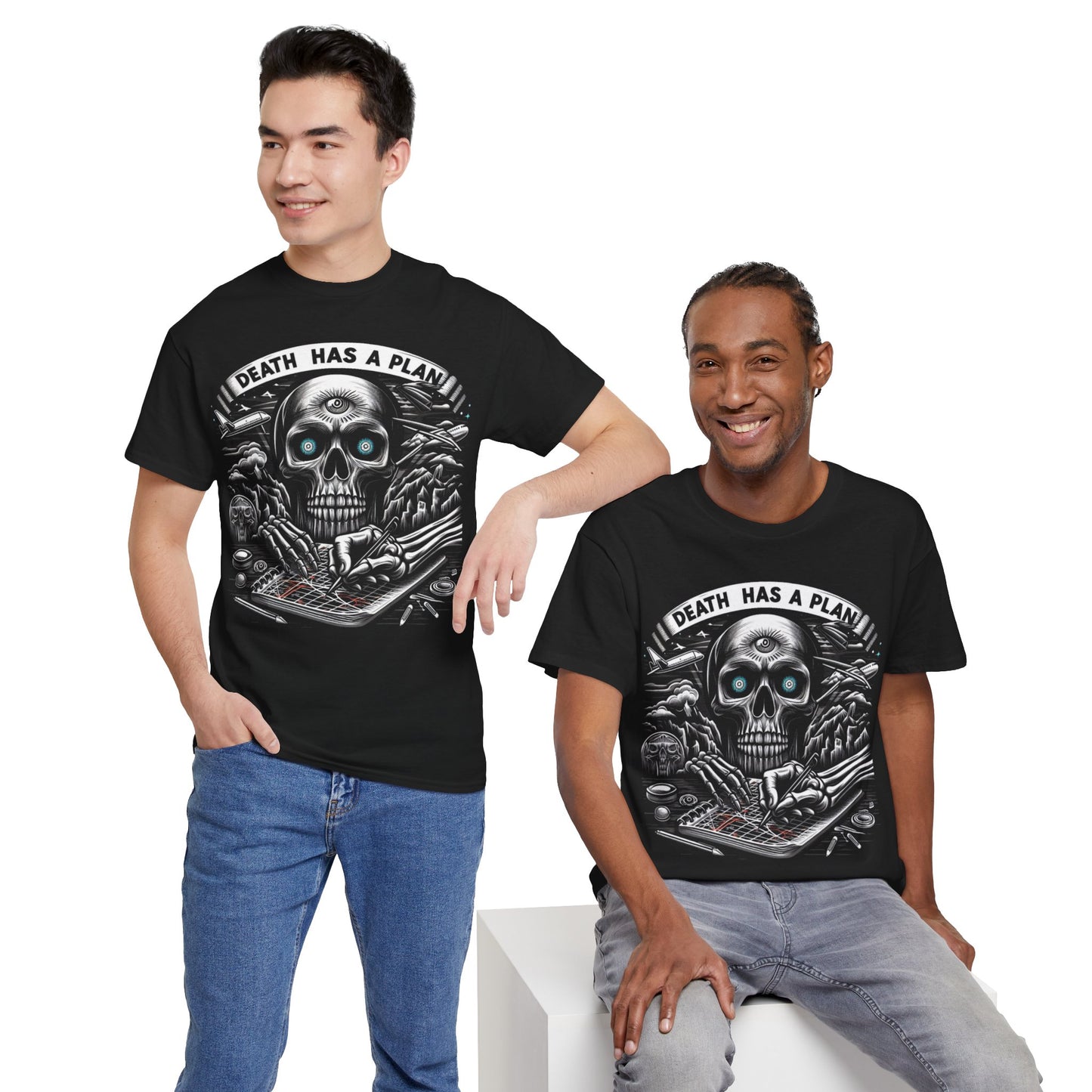 Death Has A Plan Unisex Heavy Cotton Tee