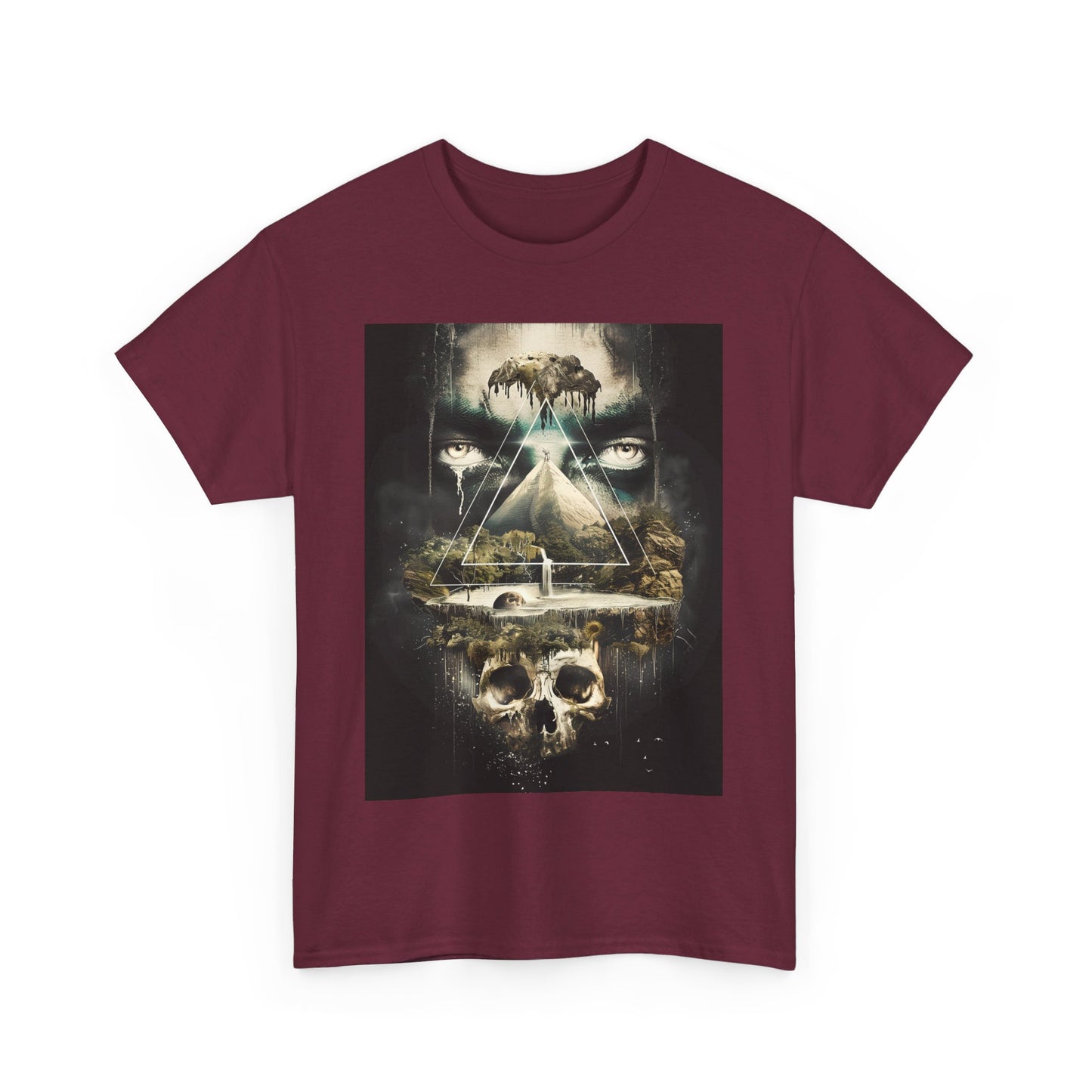 Fitzboyzprintz Eye Of The Illuminati Unisex Fashion Heavy Cotton Fabric Tee Shirt