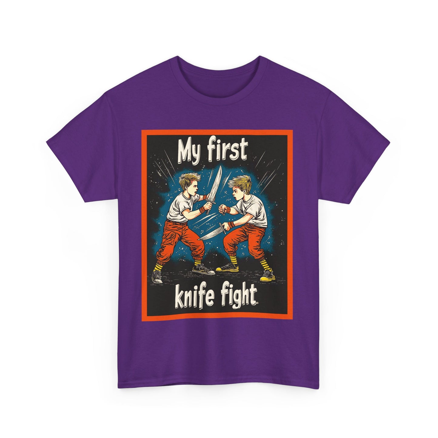First Knife Fight Unisex Heavy Cotton Tee