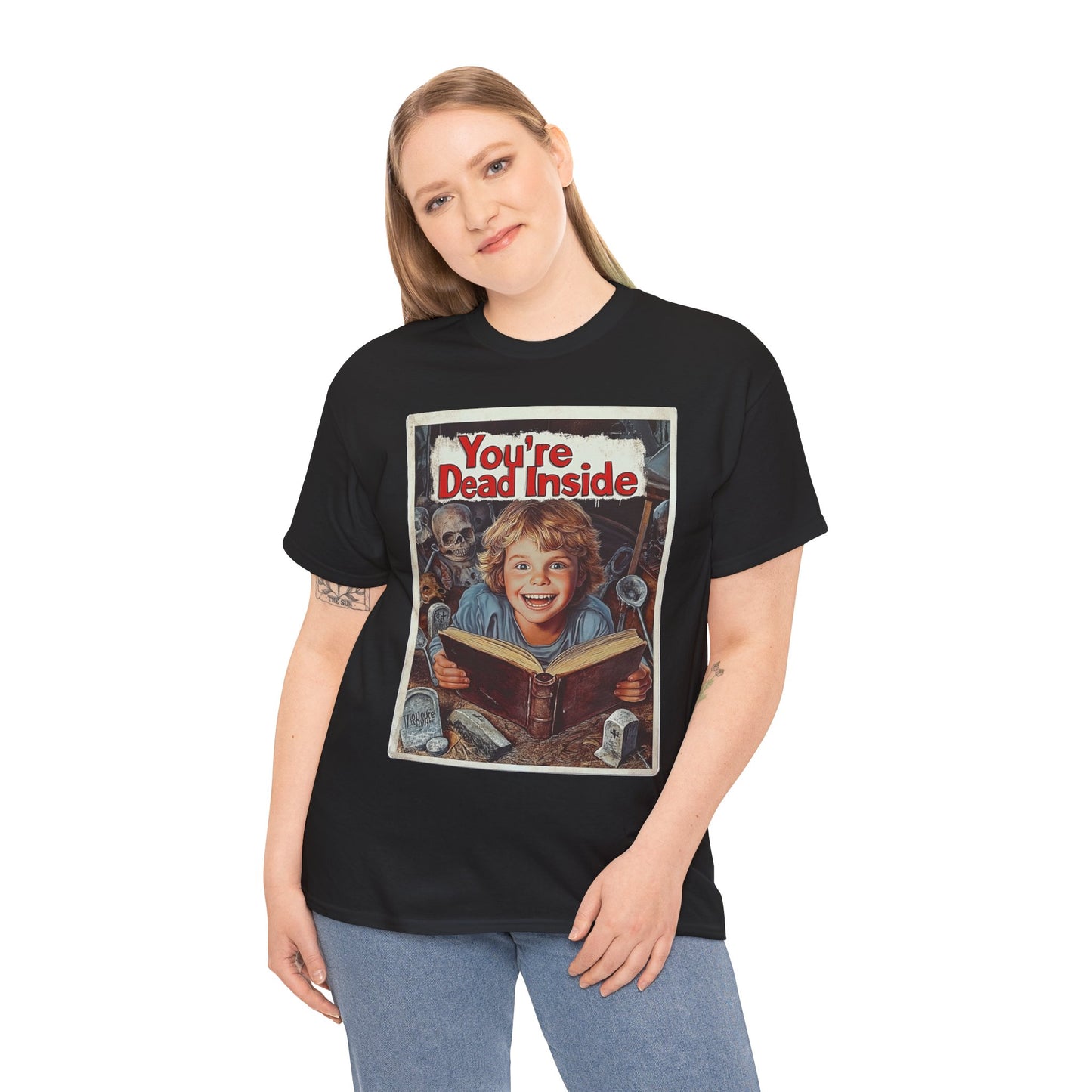 You're Dead Inside Unisex Heavy Cotton Tee