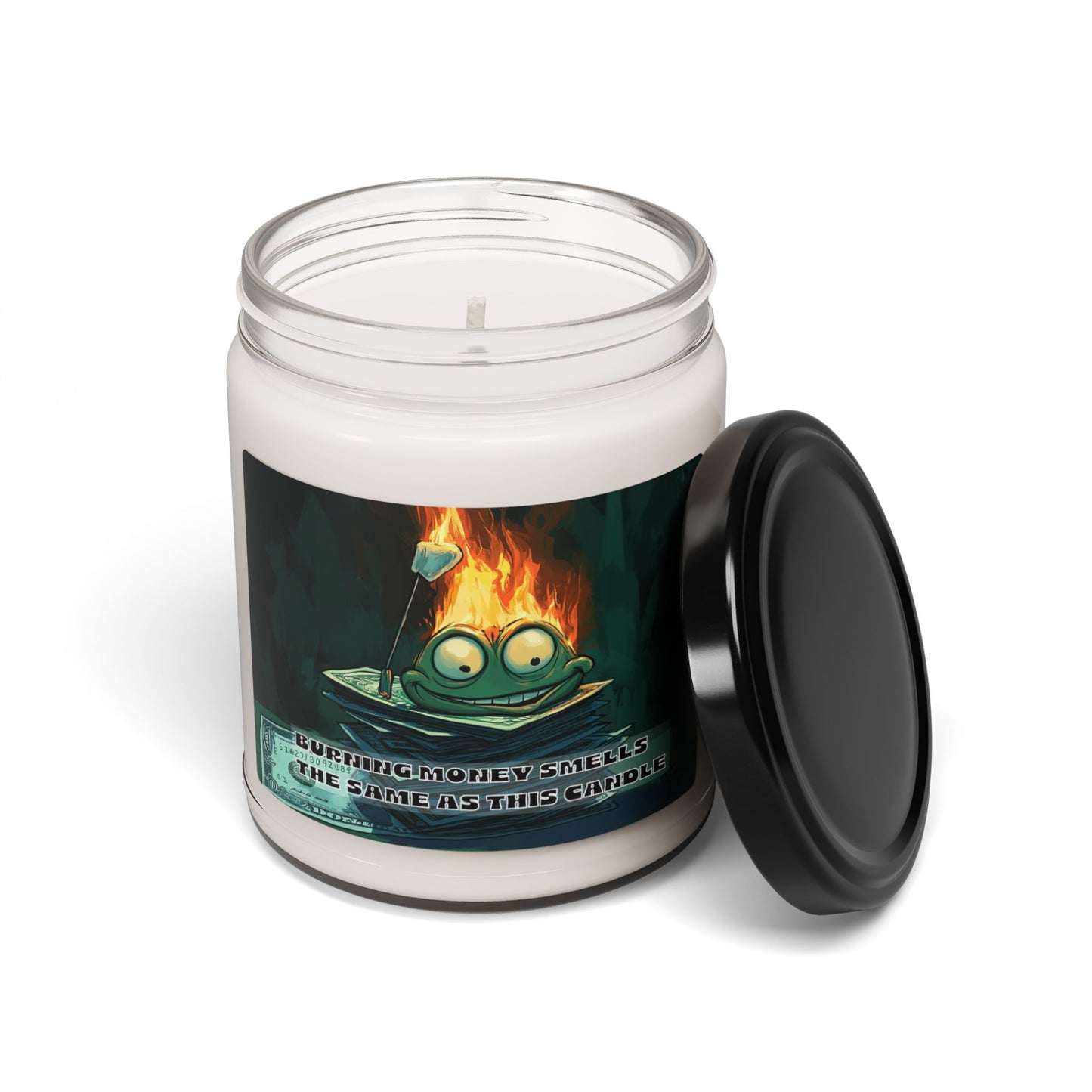 Burning money smells the same as this candle Scented Soy Candle, 9oz
