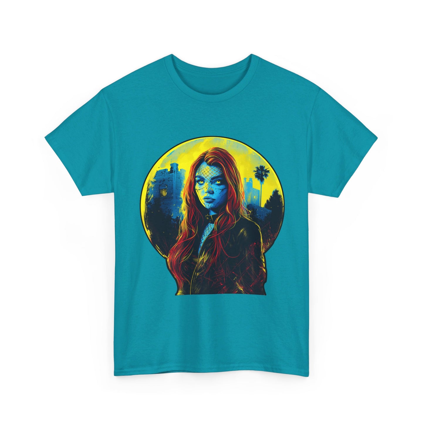 Fitzboyzprintz - Trouble in the City Unisex Heavy Cotton  Graphic Tee