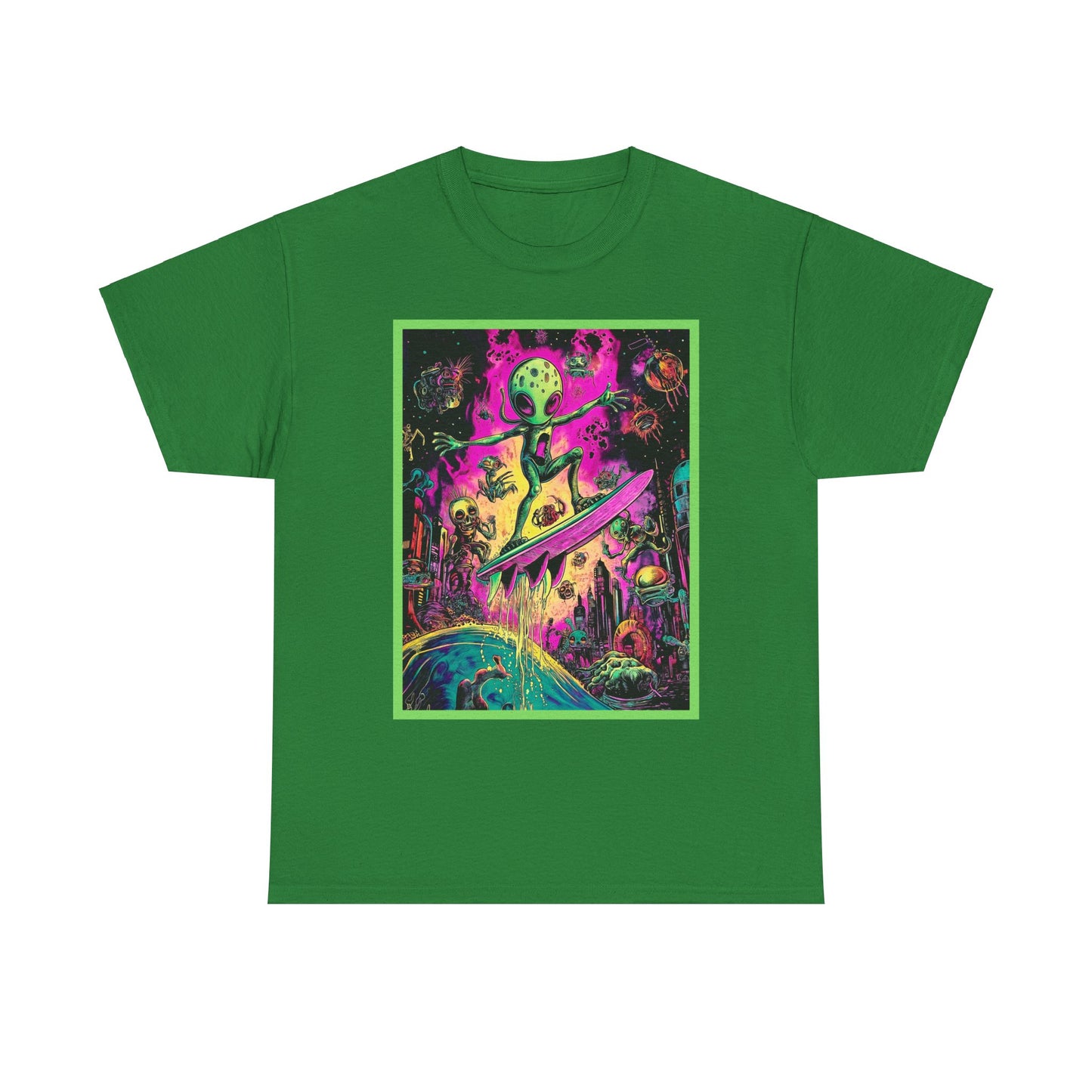 Alien World Unisex Heavy Cotton Tee
