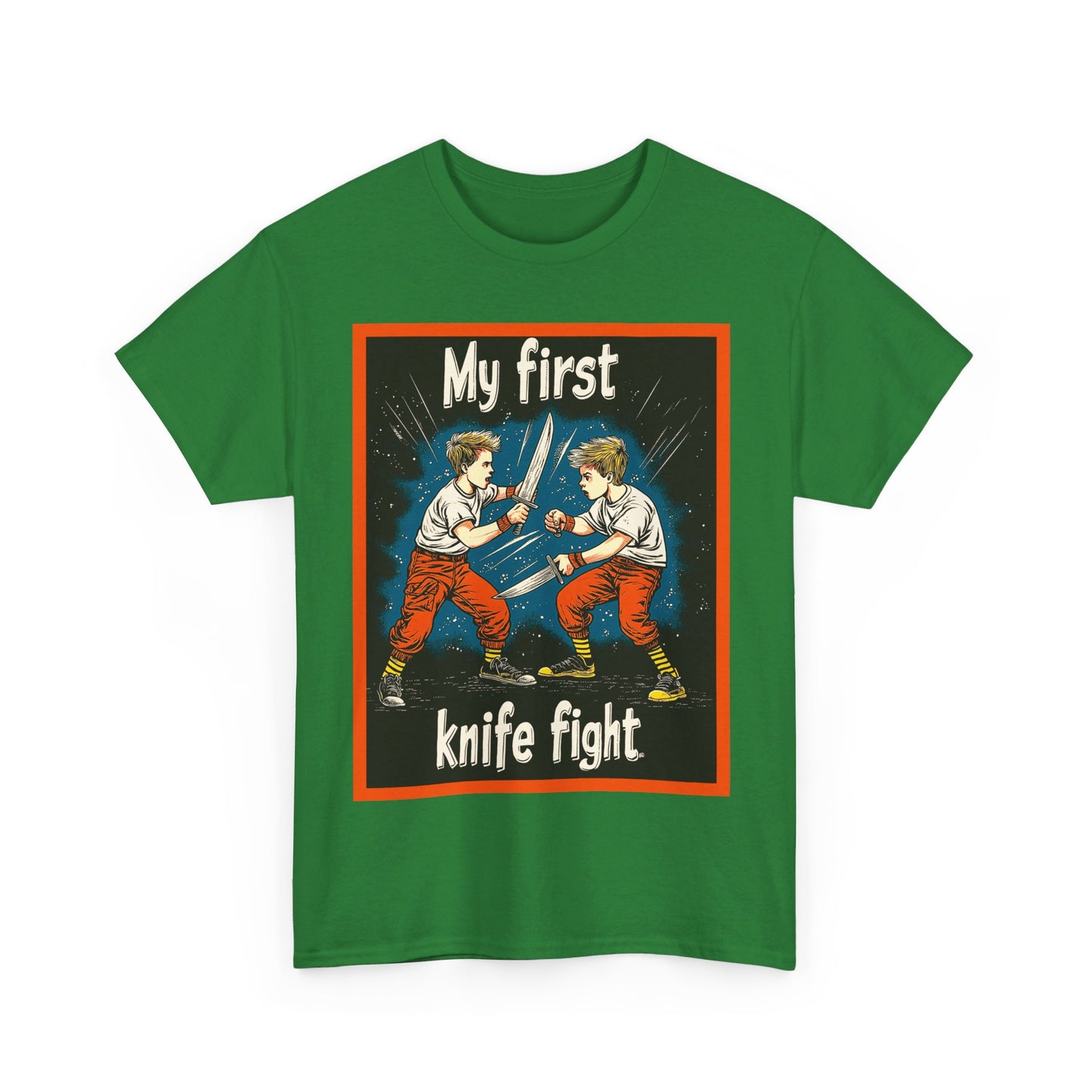 First Knife Fight Unisex Heavy Cotton Tee
