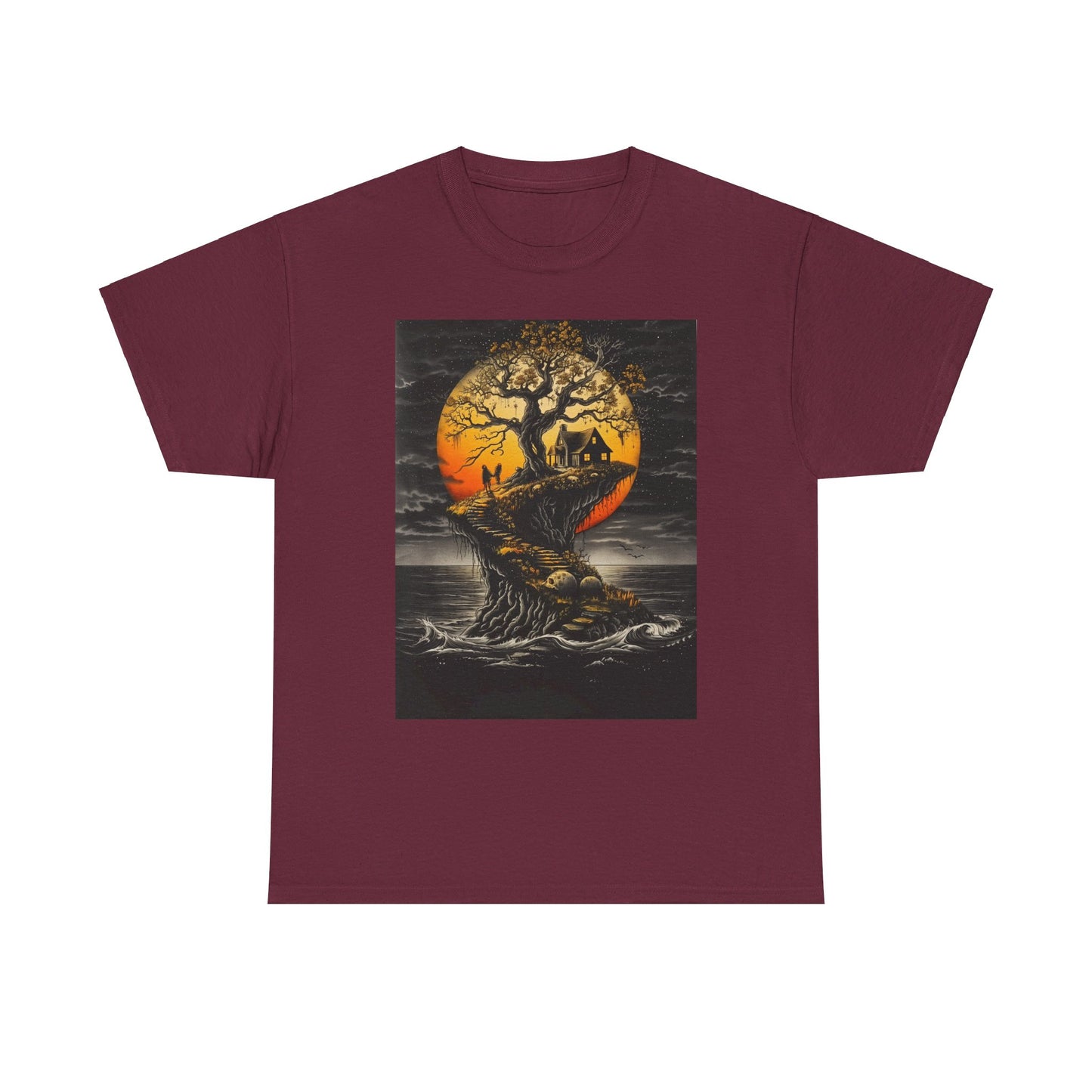 Fitzboyzprintz Mystic Tree Unisex Heavy Cotton Graphic Tee