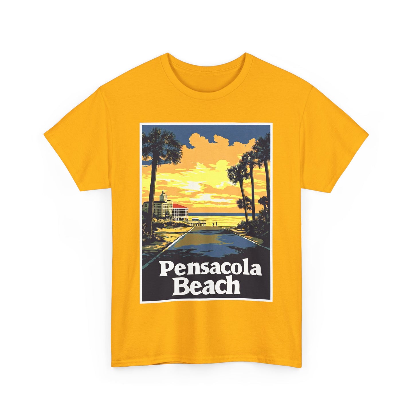 Pensacola Beach Unisex Heavy Cotton Tee