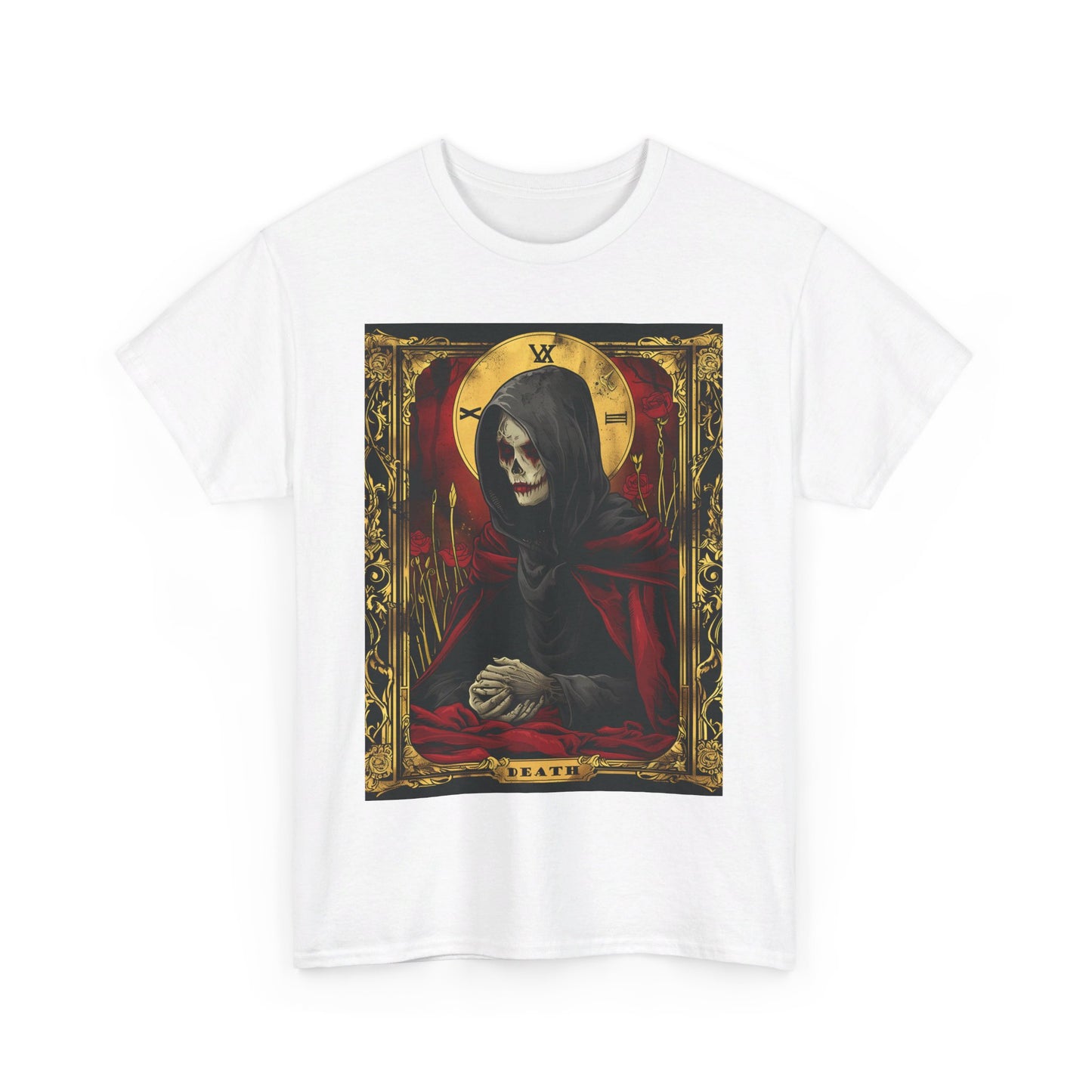 Fitzboyzprintz - Death Tarot Card Unisex Heavy Cotton Shirt