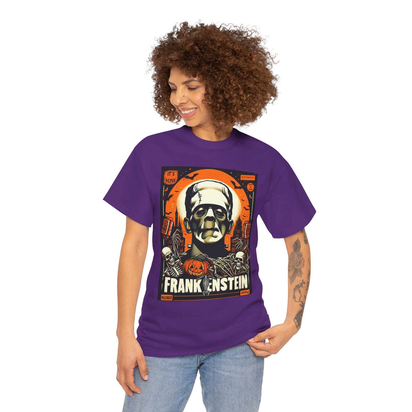 Fitzboyz 2024 halloween Exclusive Print Unisex Heavy Cotton Tee