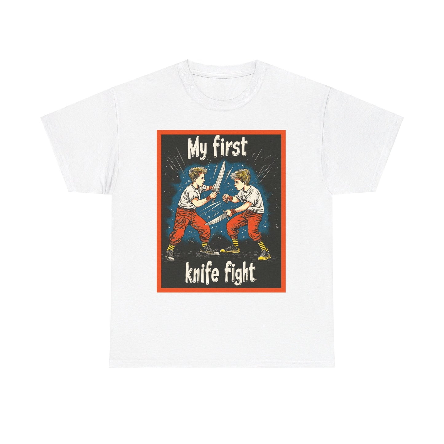 First Knife Fight Unisex Heavy Cotton Tee
