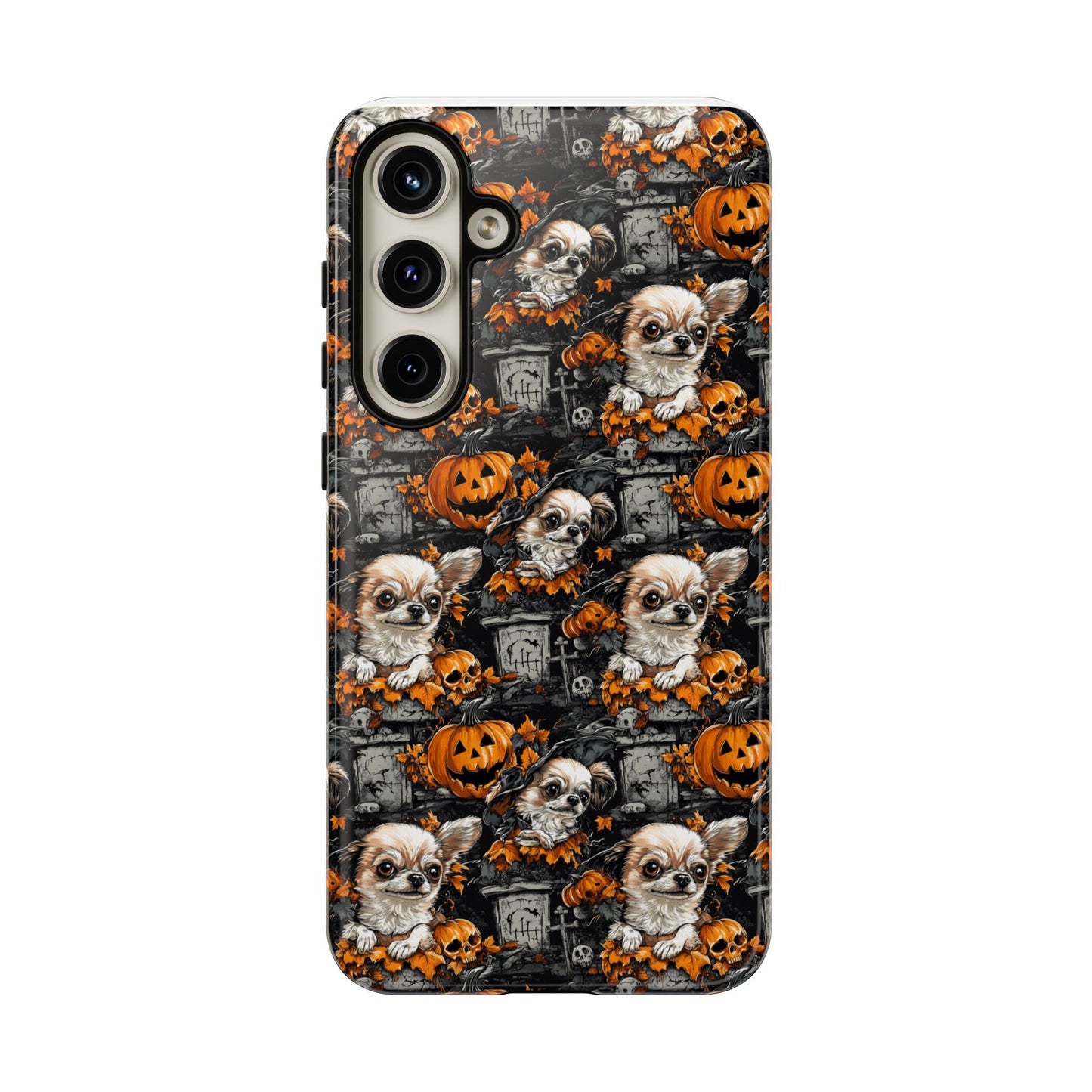 Happy Howl-O-Ween Chihuahua Tough Case