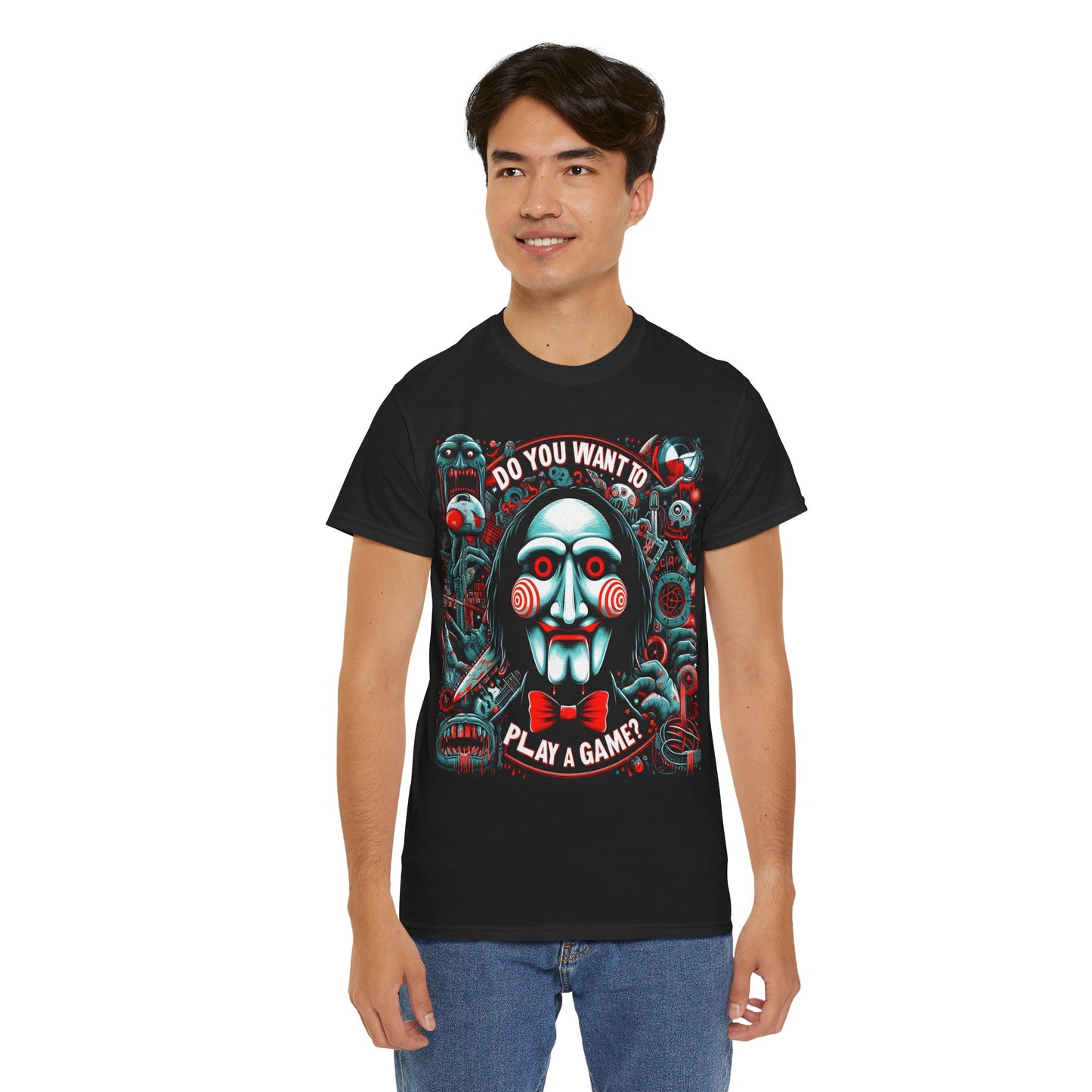 Do You Want To Play A Game Unisex Heavy Cotton Tee