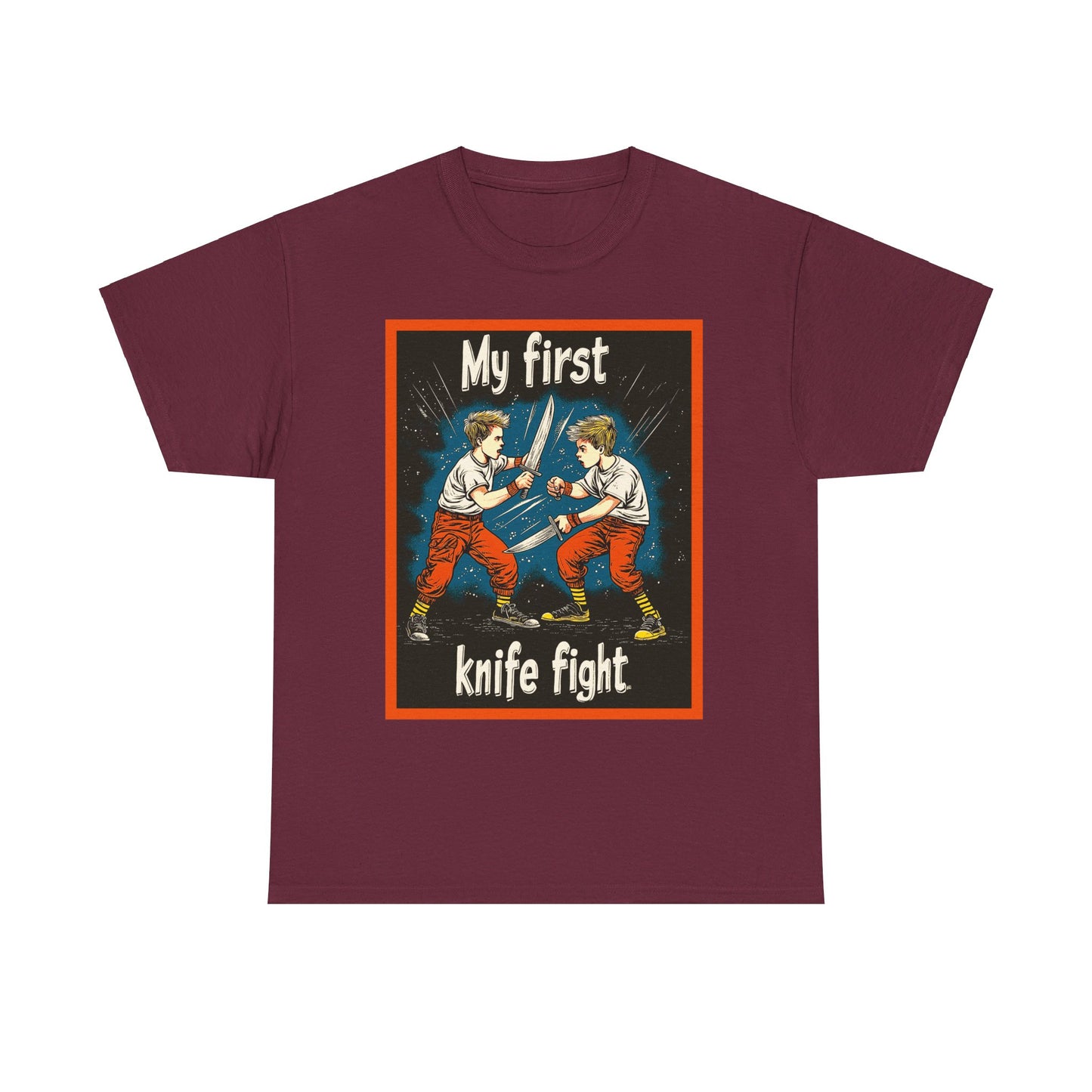 First Knife Fight Unisex Heavy Cotton Tee