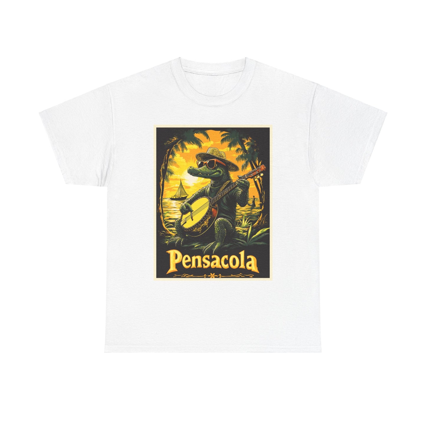 Pensacola gator Unisex Heavy Cotton Tee