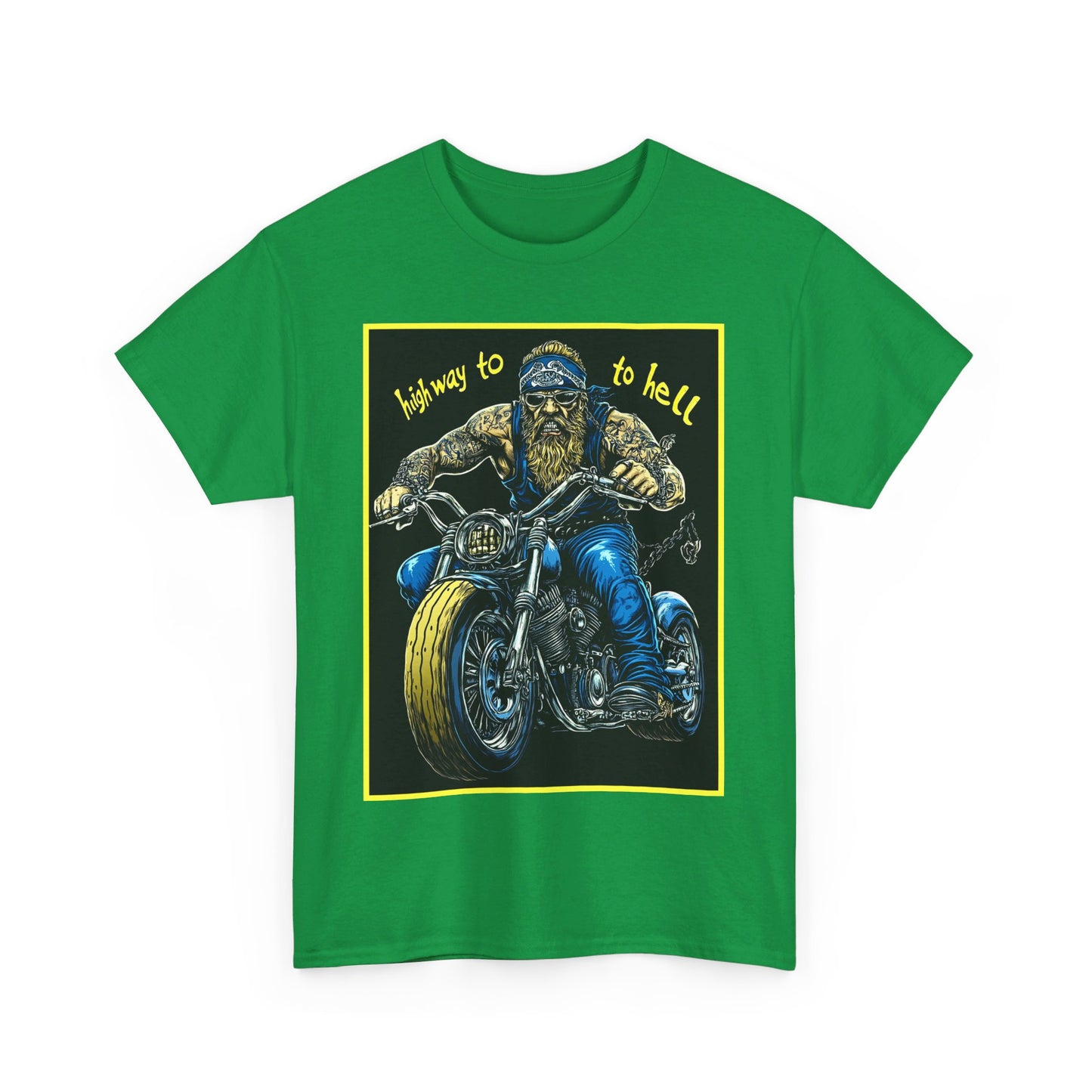 highway to hell Unisex Heavy Cotton Tee
