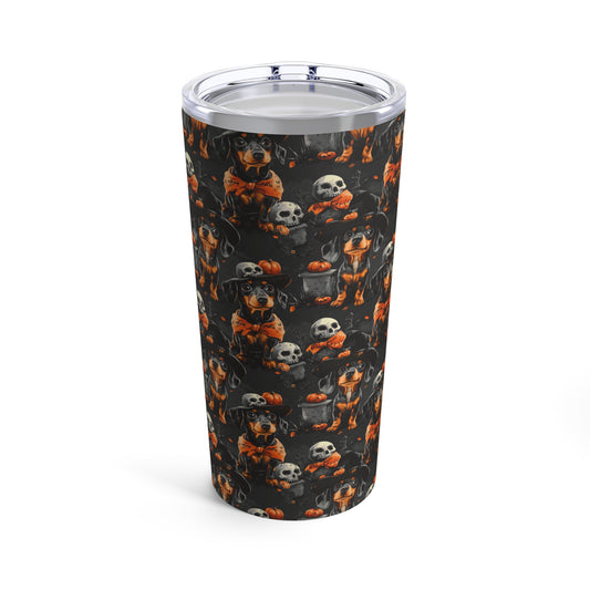 Dachshund Howl-O-Ween 2 Tumbler 20oz