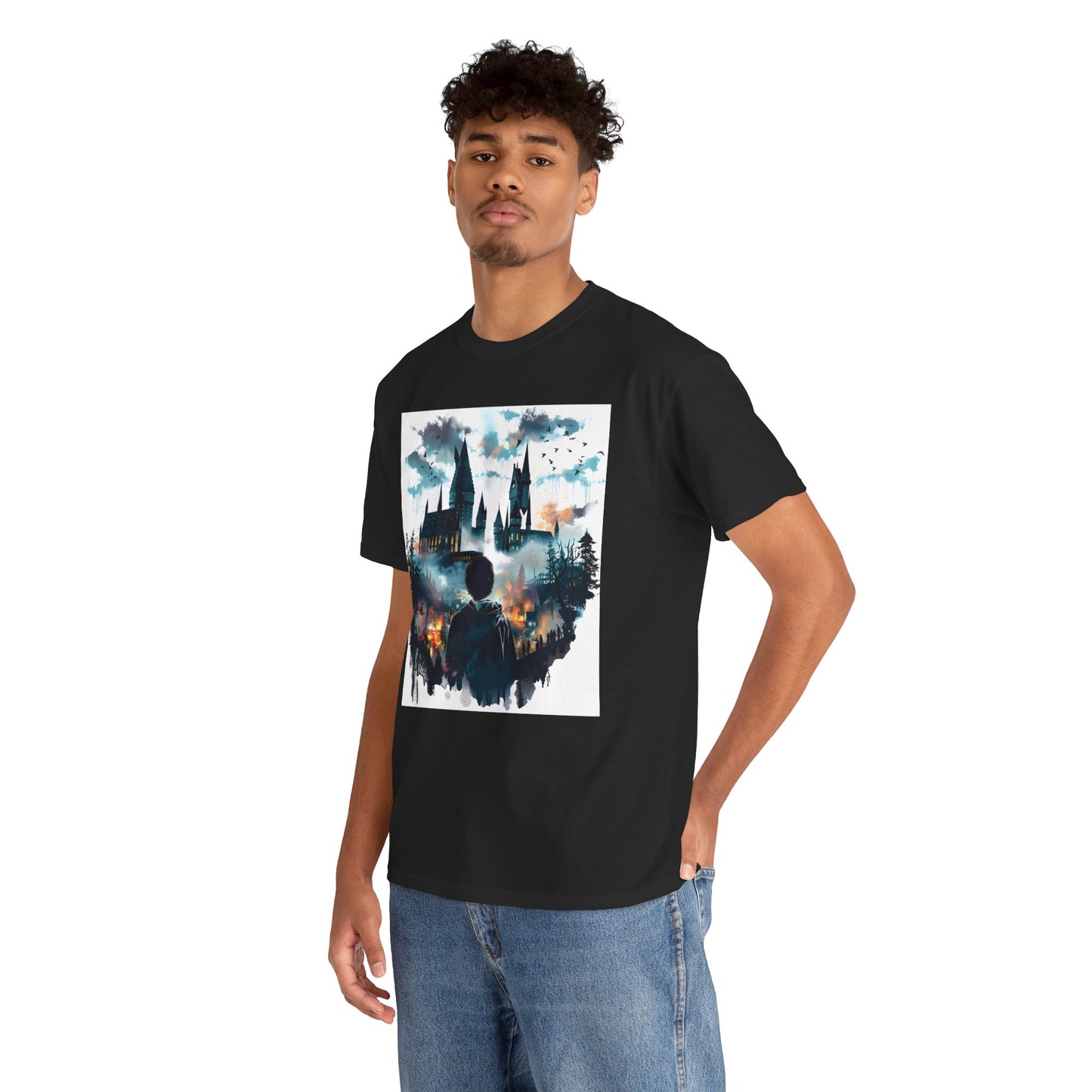 Fitzboyzprintz Magic & Mystery Basic Unisex Fashion Heavy Cotton Fabric Graphic Tee Shirt