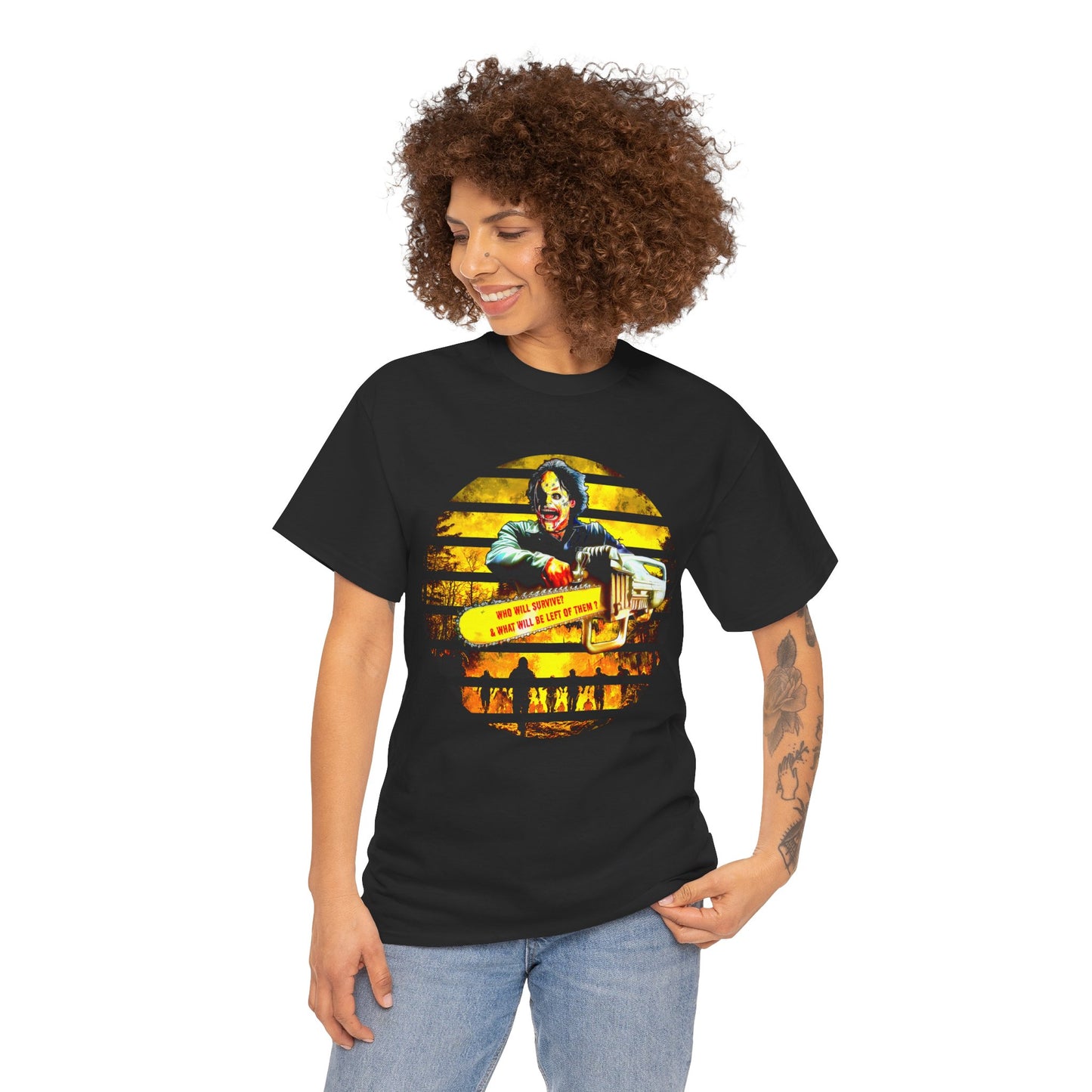 Fitzboyz Halloween 2024 Who Will Survive Unisex Heavy Cotton Tee