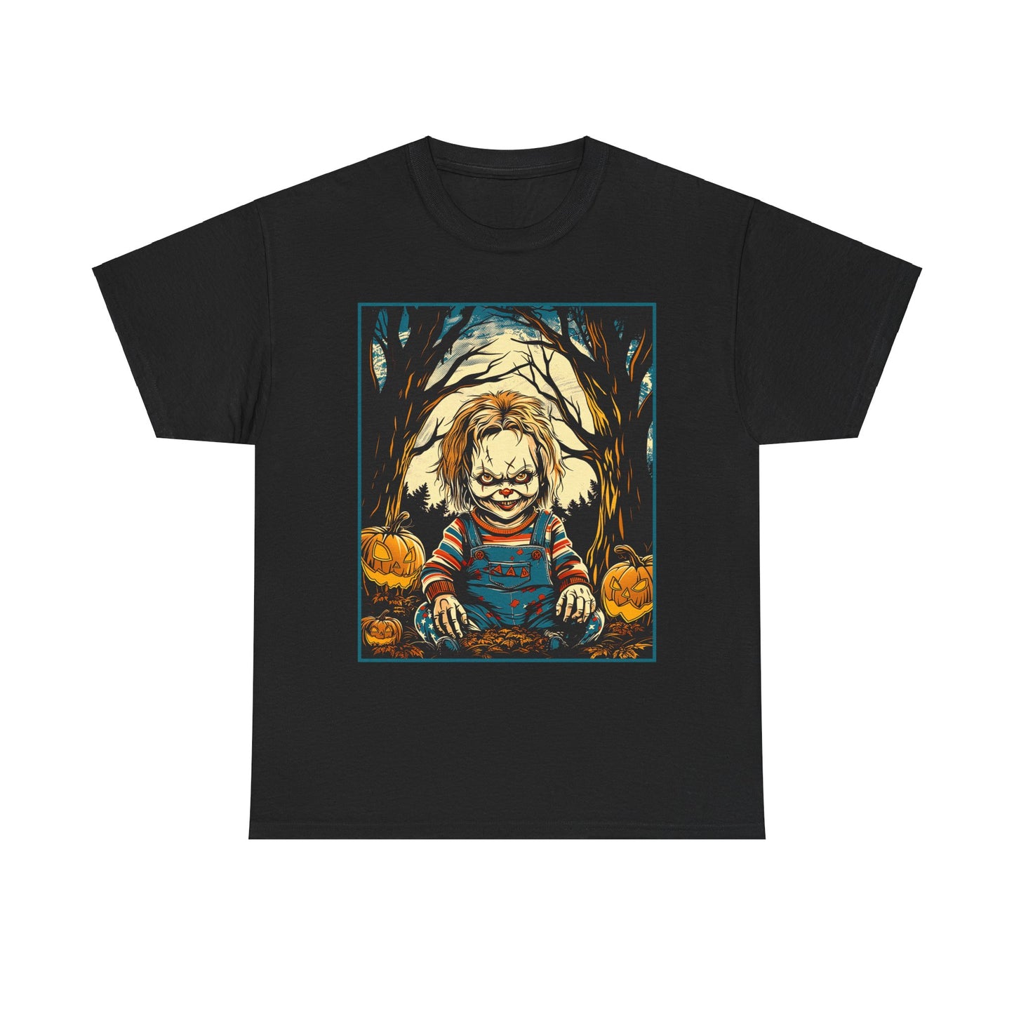 Chucky is your friend till the end Unisex Heavy Cotton Tee