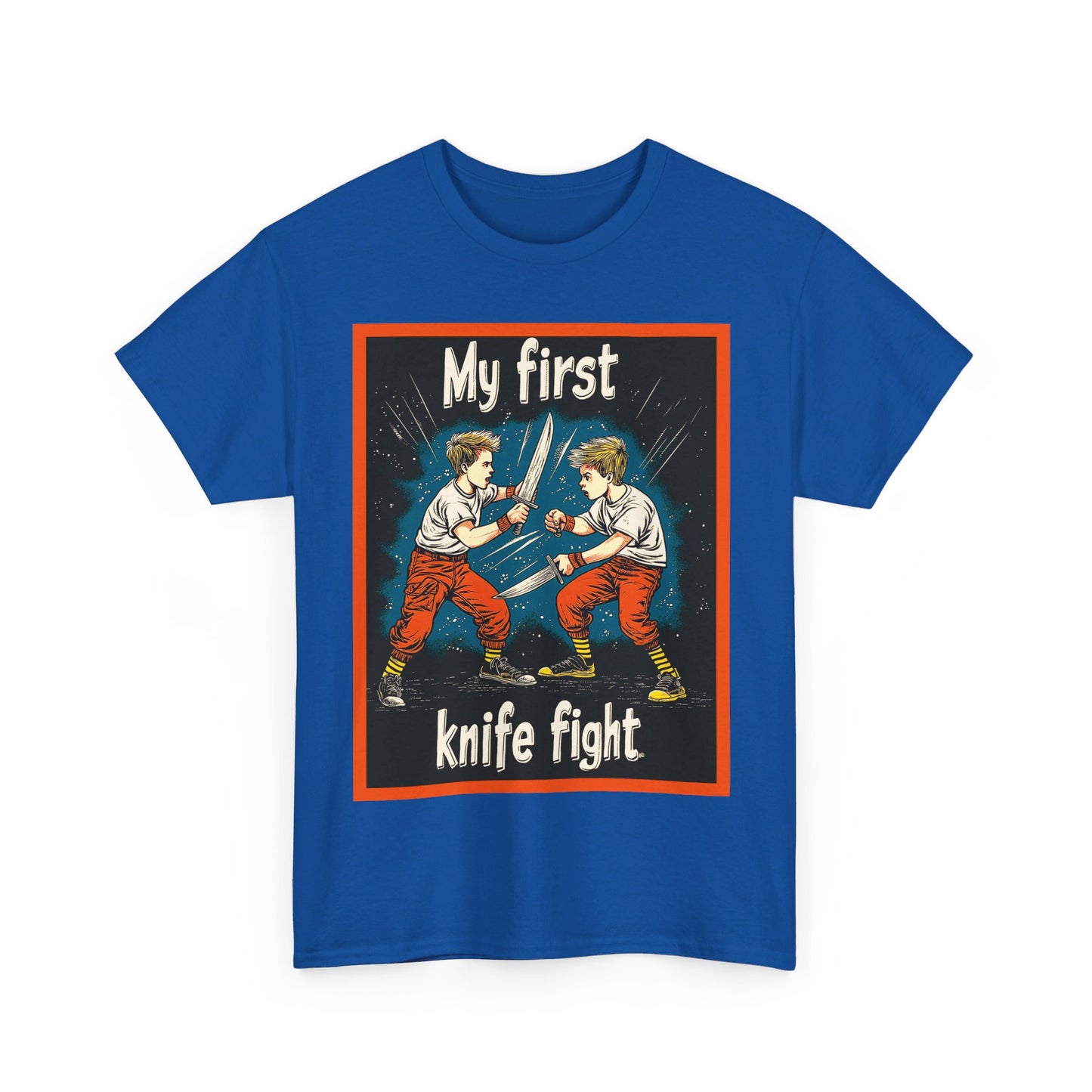 First Knife Fight Unisex Heavy Cotton Tee