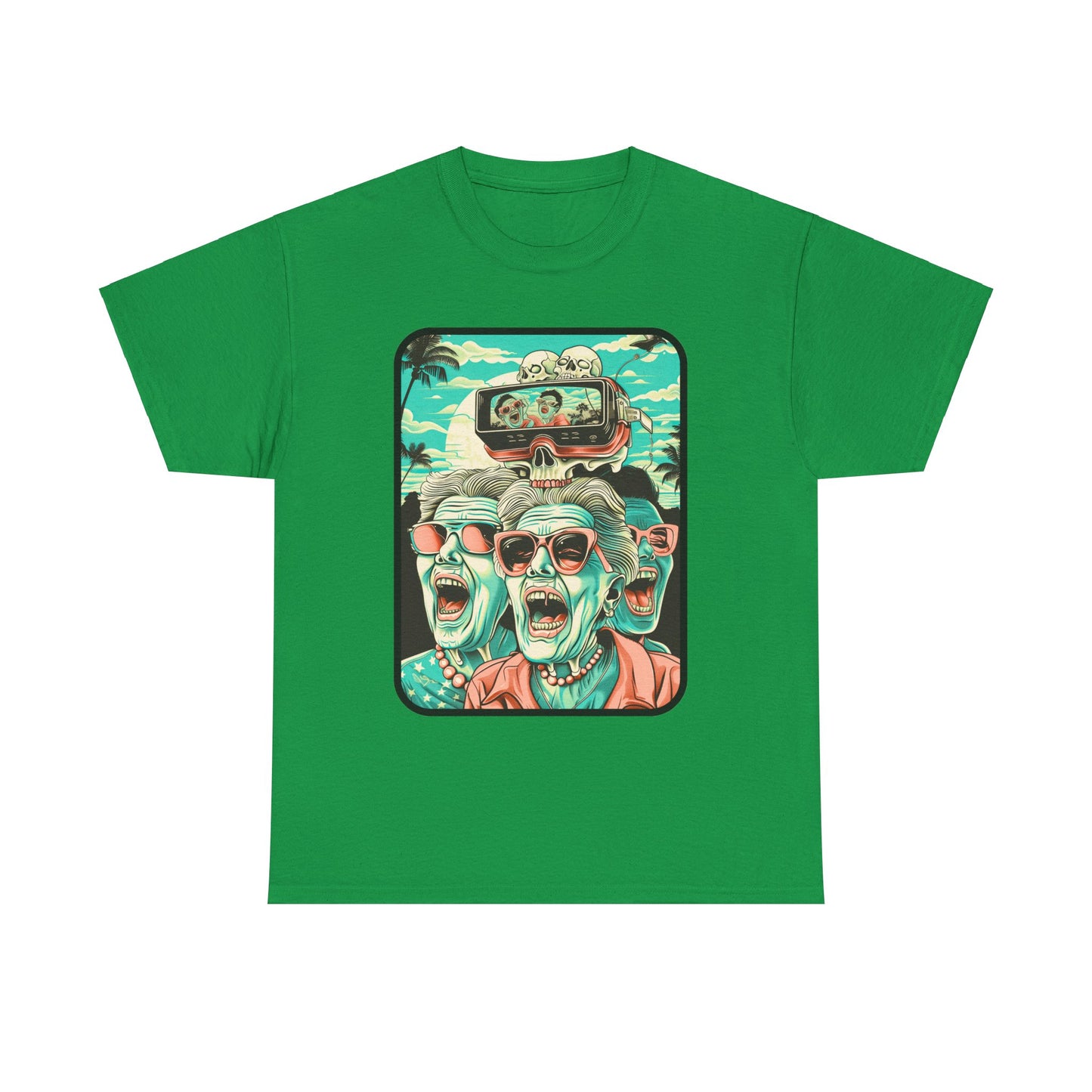 Fitzboyzprintz Granny Scream Squad Unisex Fashion Heavy Cotton Fabric Tee