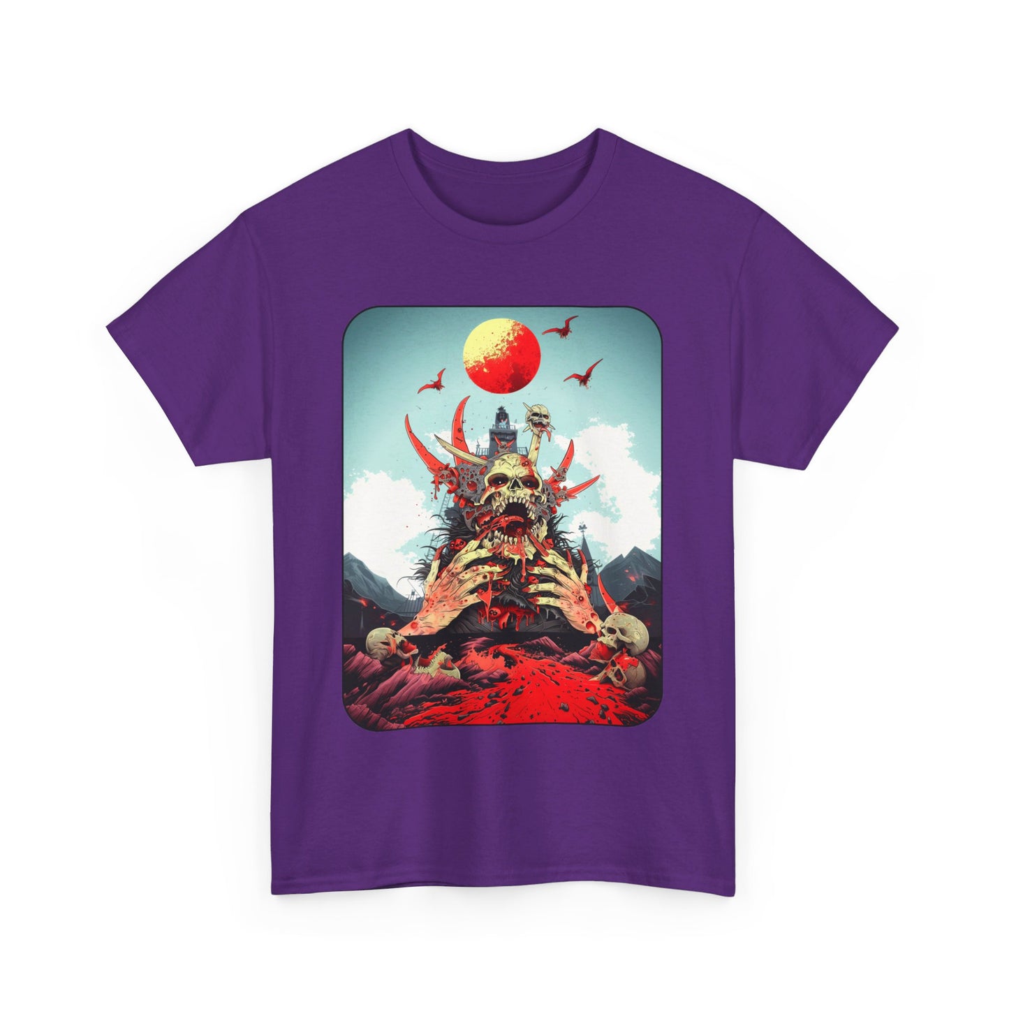 Fitzboyzprintz Baptized In Blood Unisex Fashion Heavy Cotton Fabric Graphic Tee Shirt